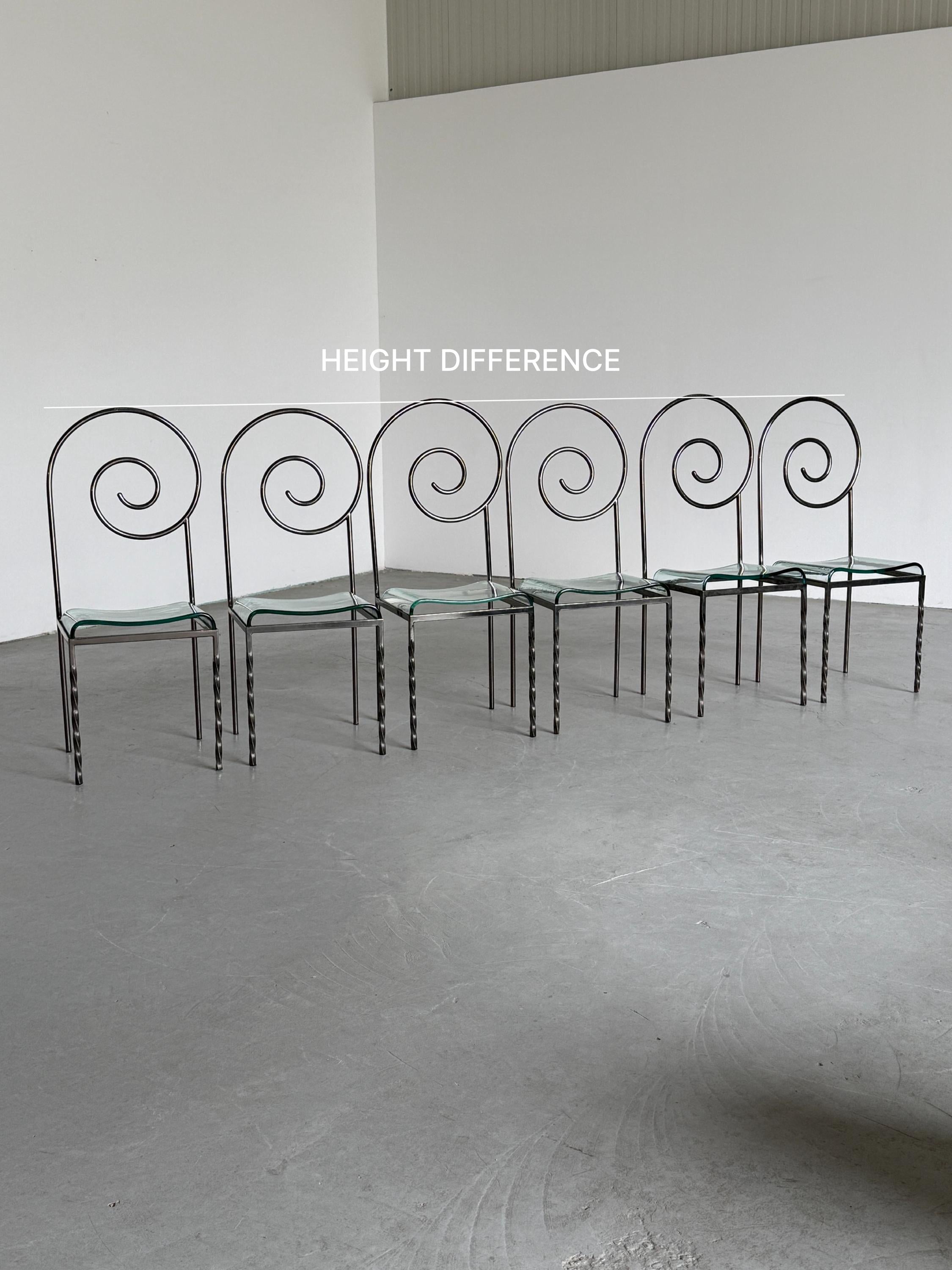 ‘Suspiral’ Chairs by Luigi Serafini for Sawaya & Moroni