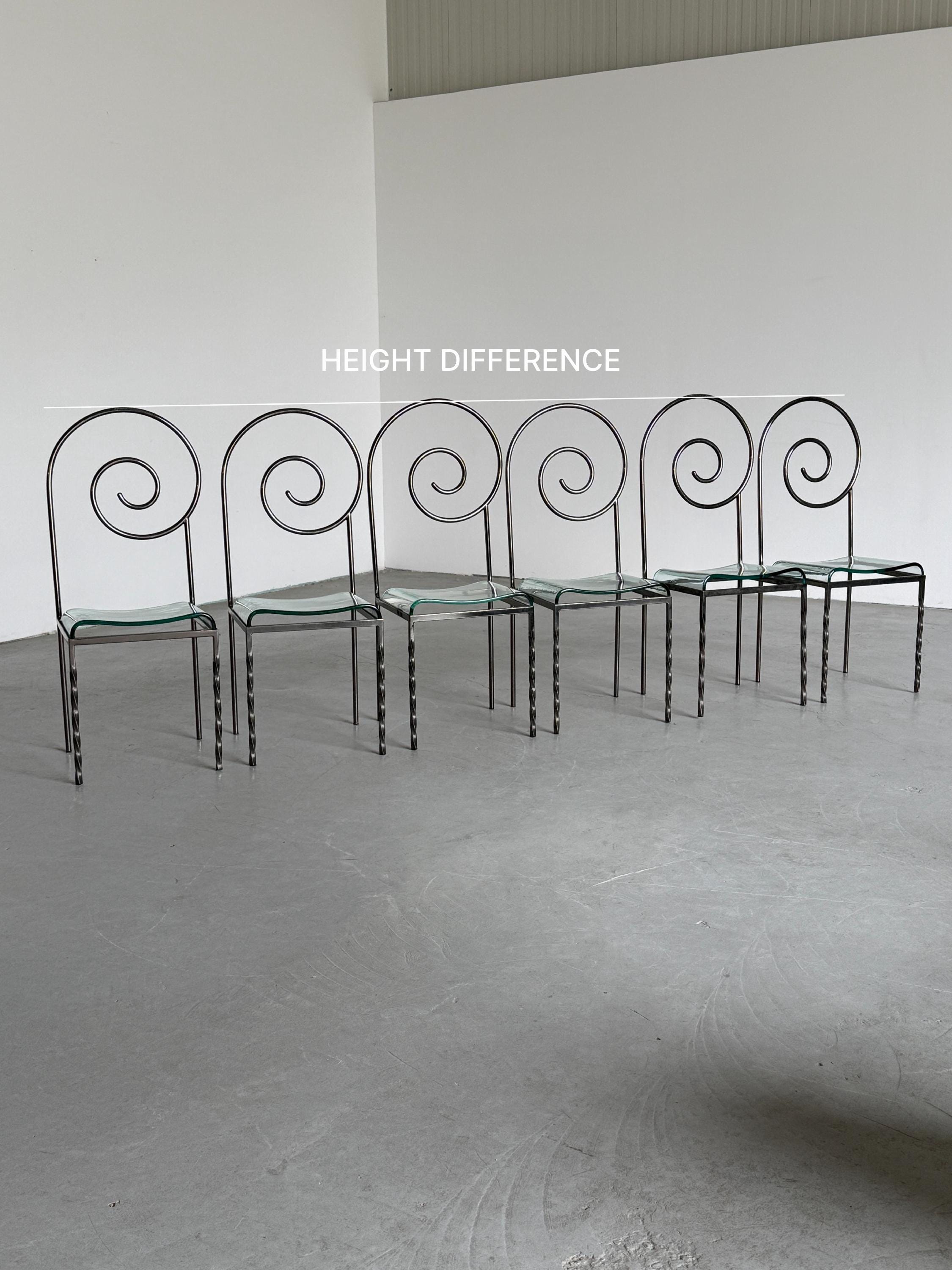 ‘Suspiral’ Chairs by Luigi Serafini for Sawaya & Moroni