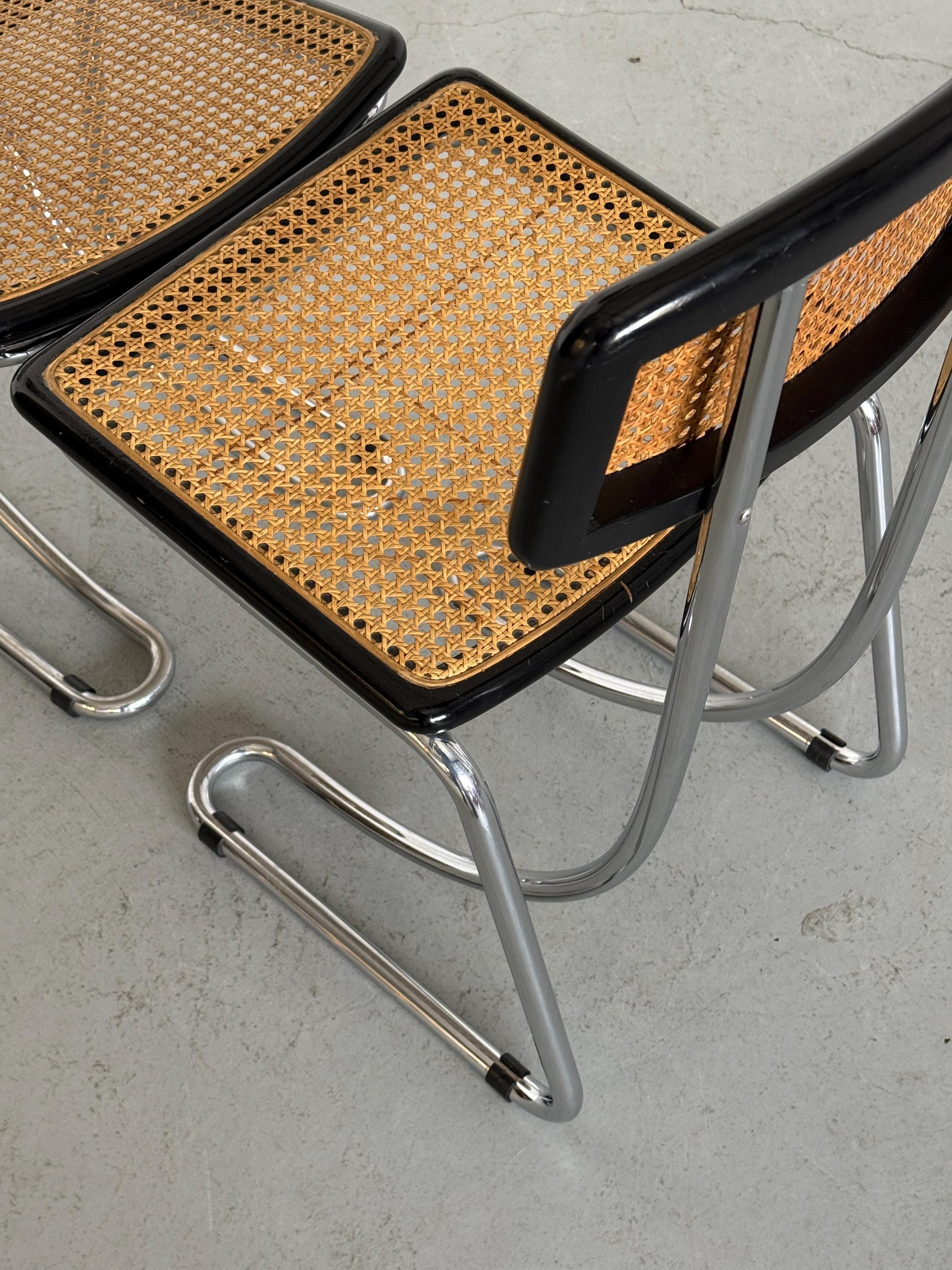 Italian Cantilever Dining Chairs