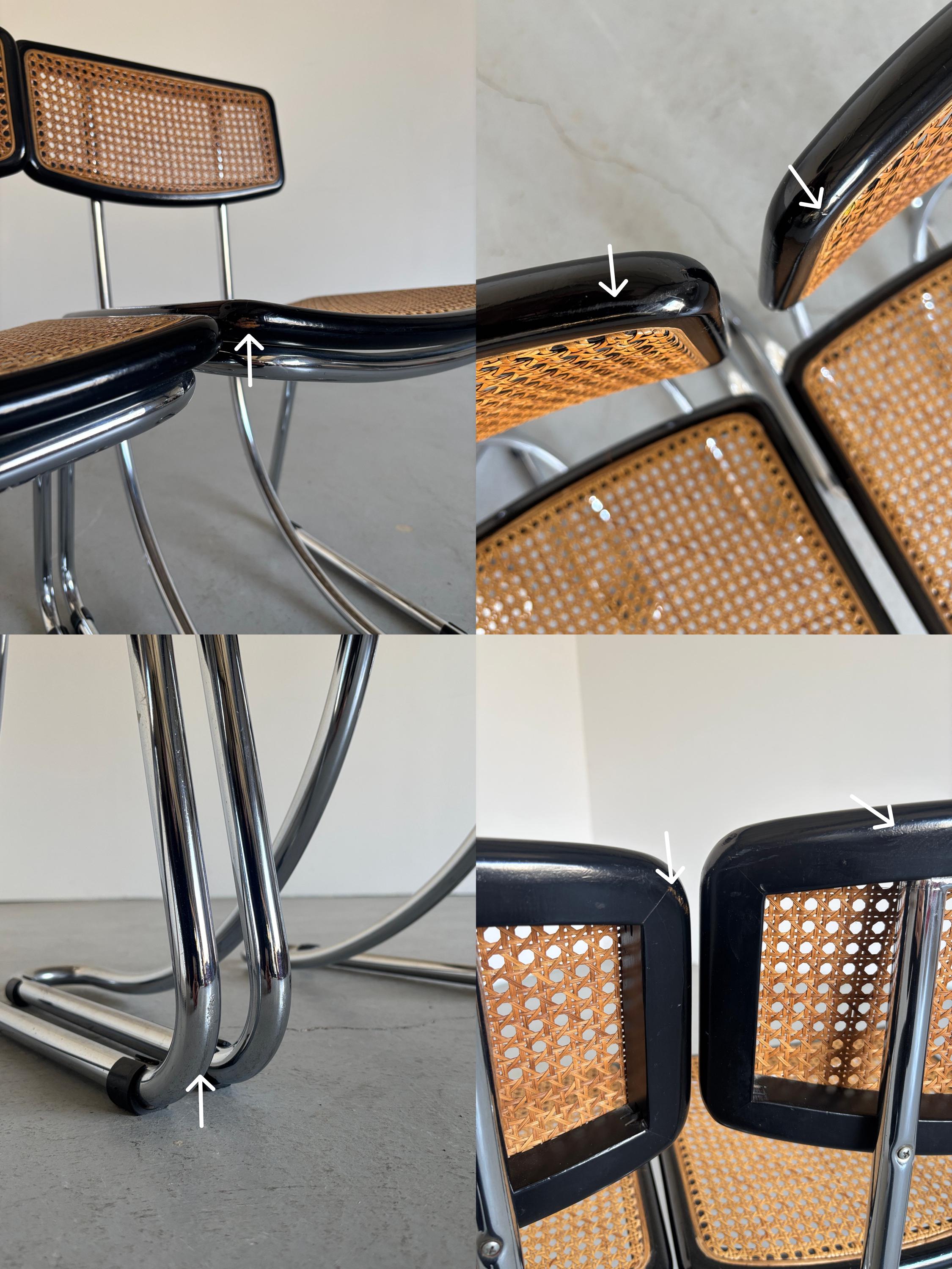 Italian Cantilever Dining Chairs