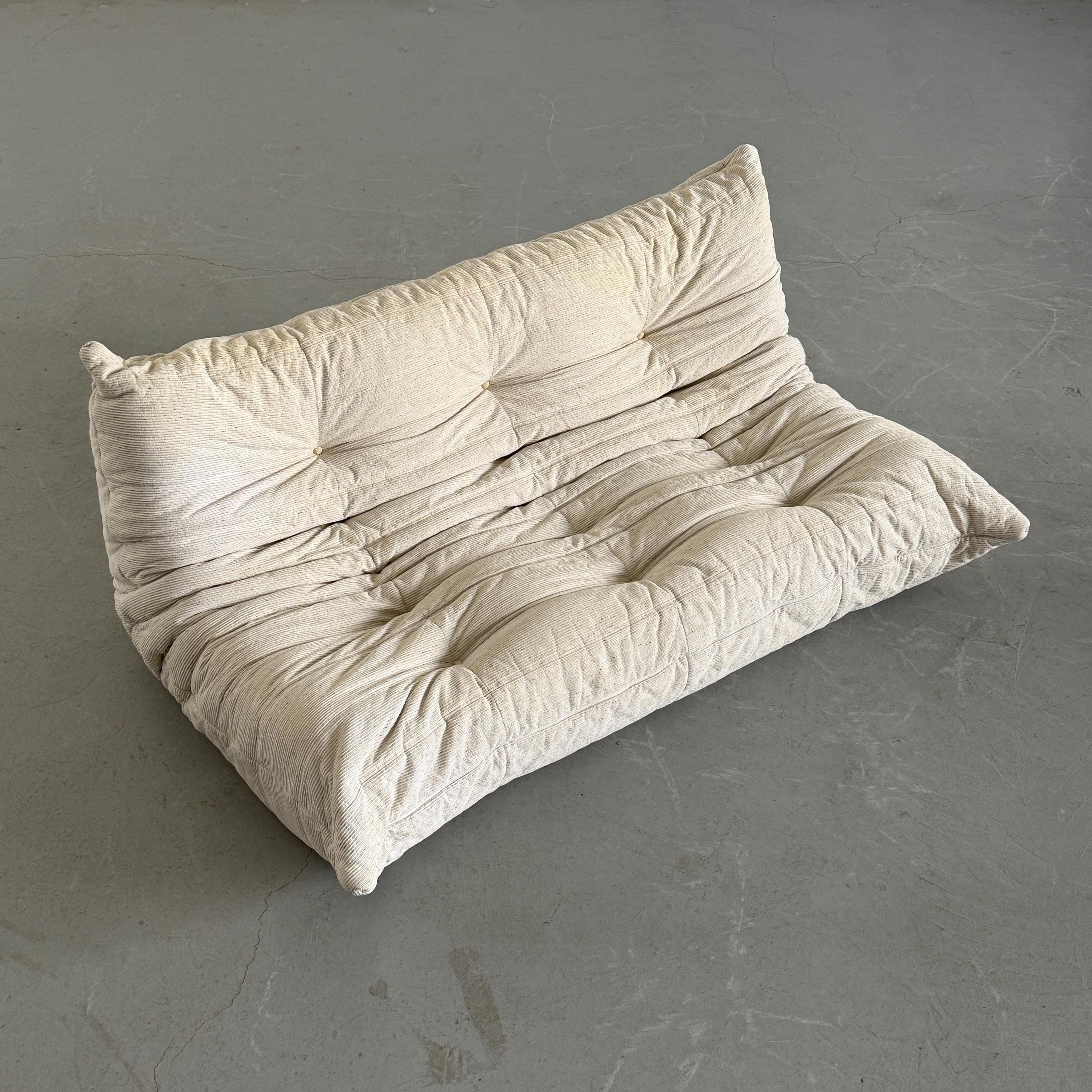 ‘Togo’ Three-Seater Sofa by Michel Ducaroy for Ligne Roset