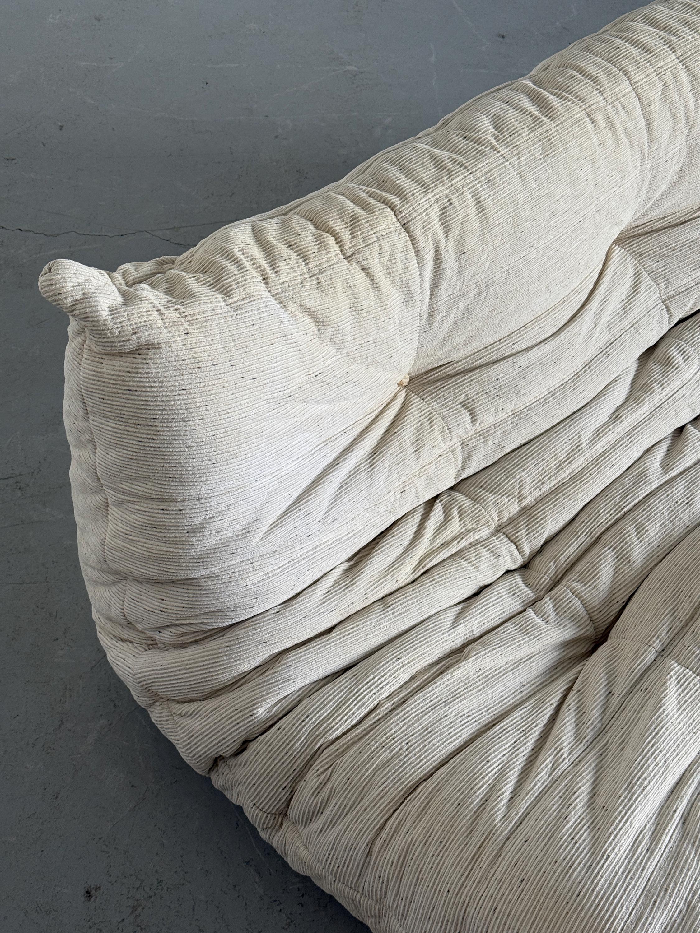 ‘Togo’ Three-Seater Sofa by Michel Ducaroy for Ligne Roset