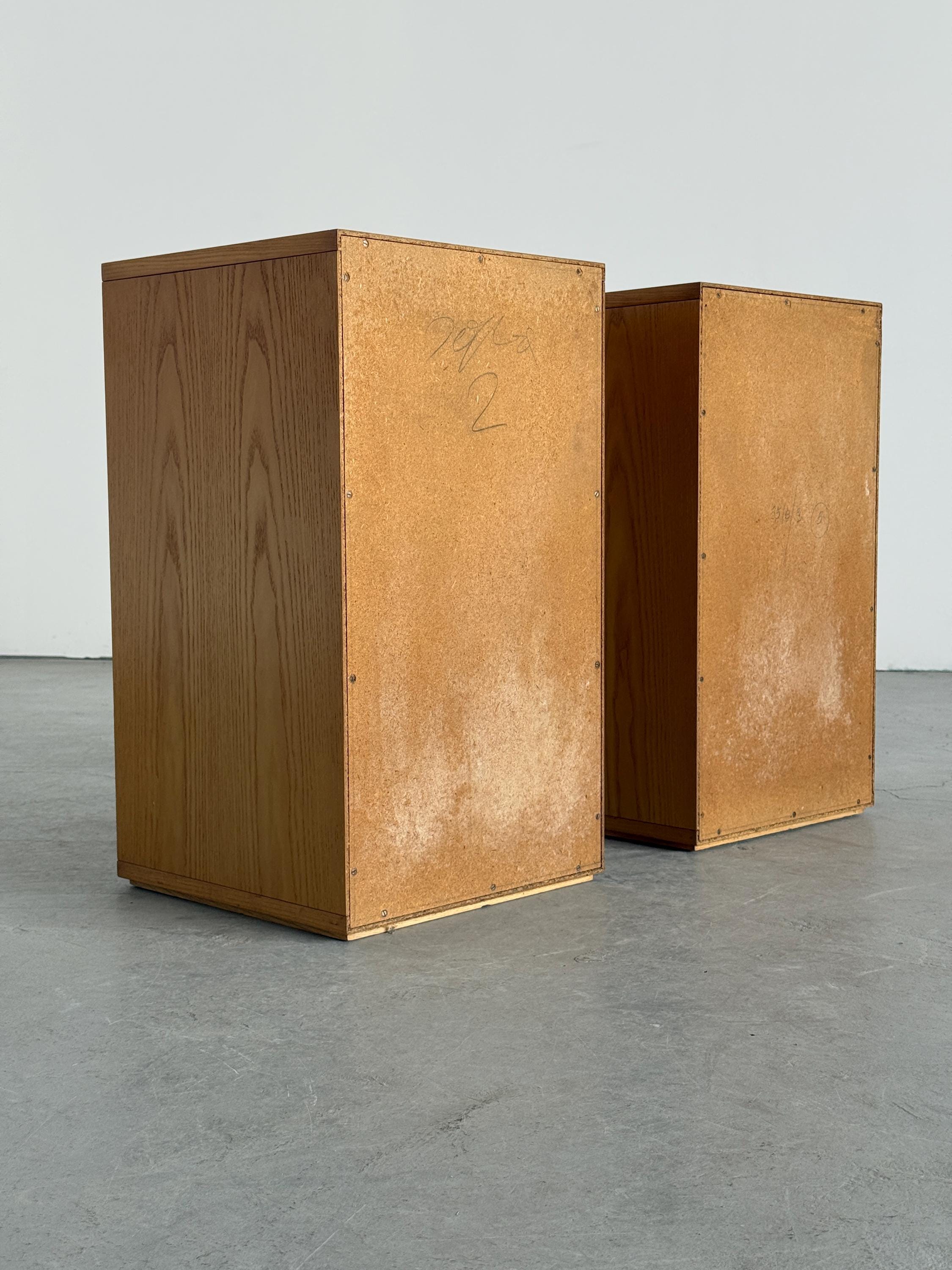 Danish Oak Bedside Chests