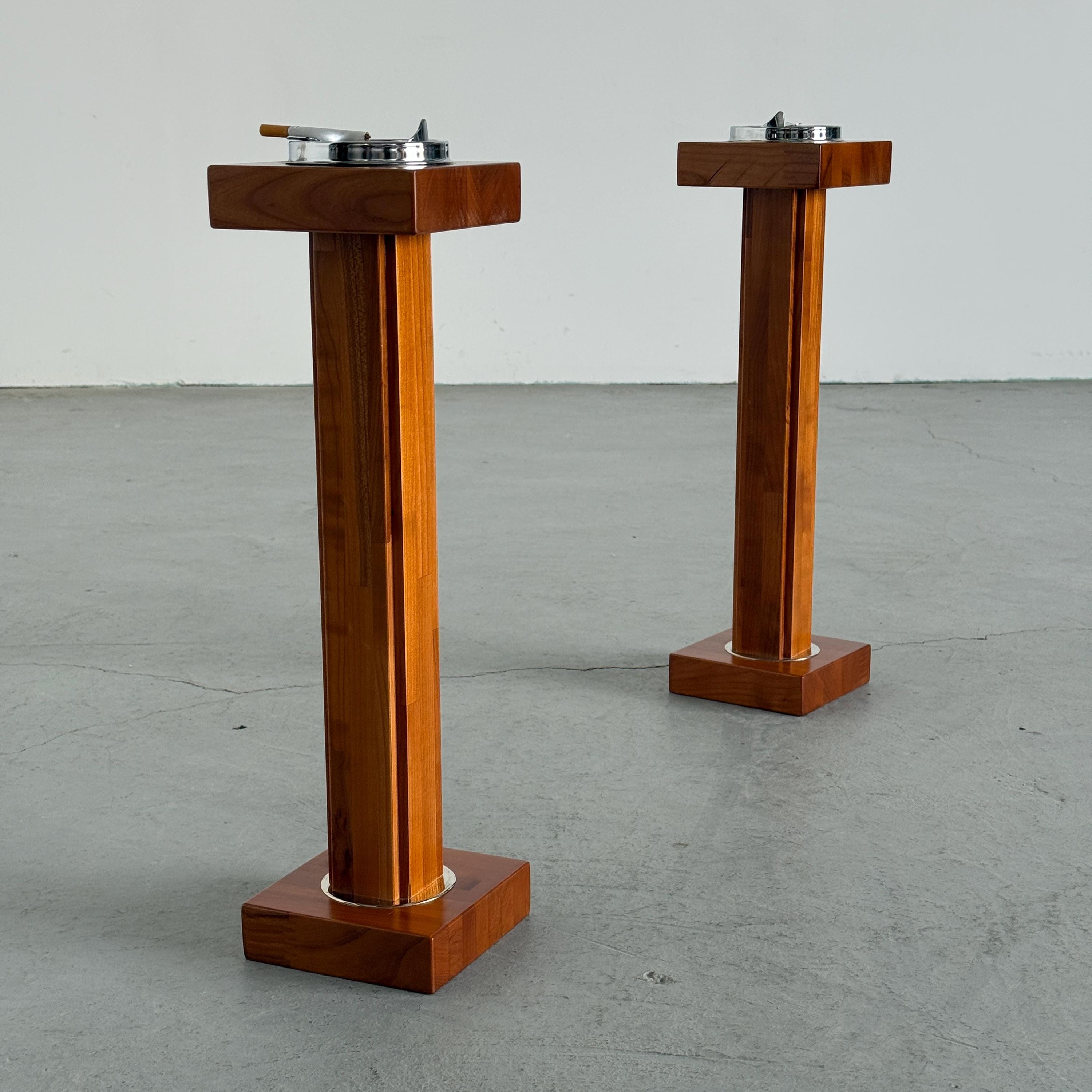 Modernist Pedestal Ashtray Stand