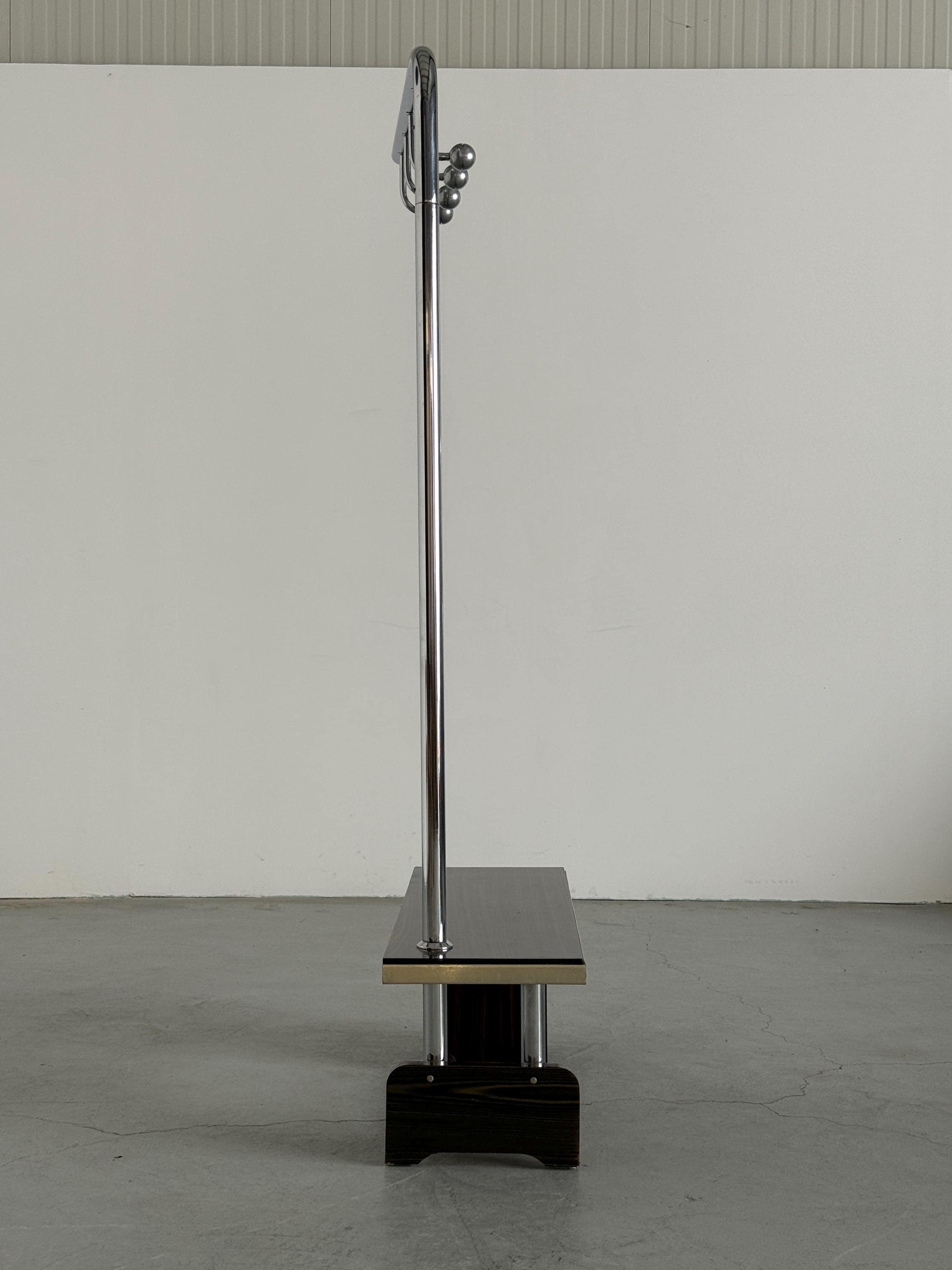 Modernist Coat Rack with Bench