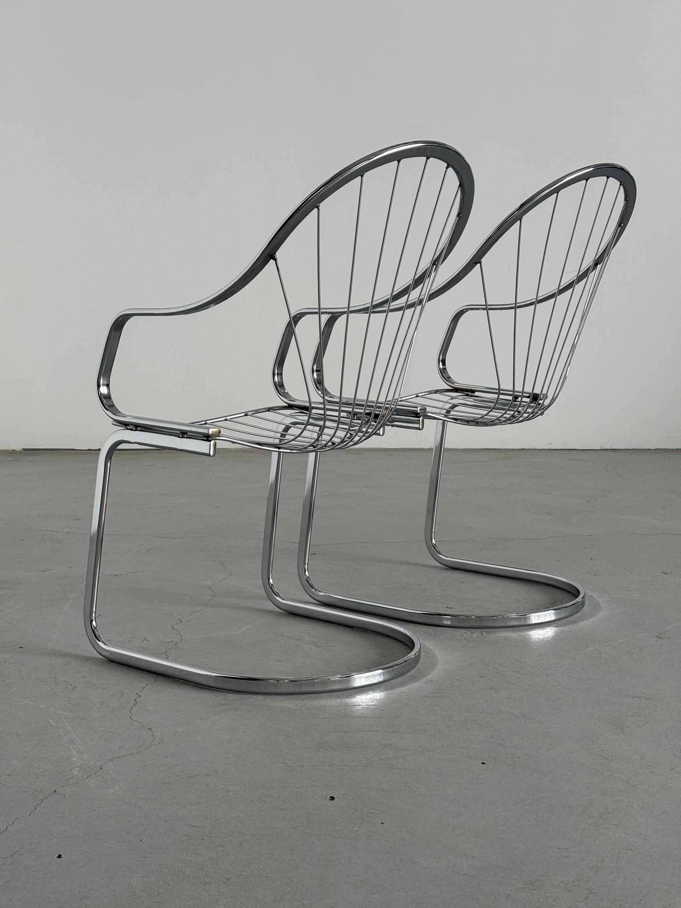 Armchairs Atrributed to Gastone Rinaldi for Rima