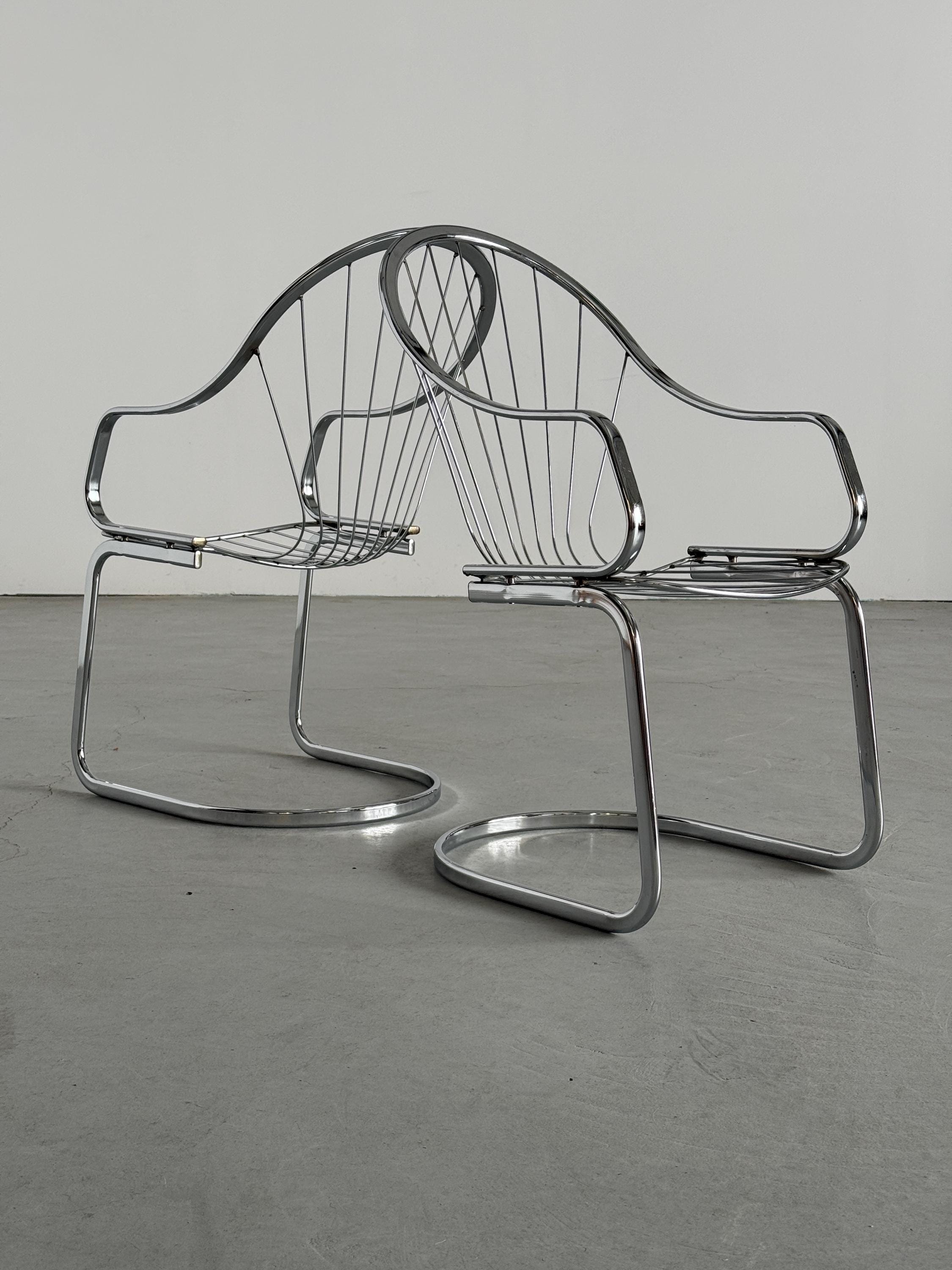 Armchairs Atrributed to Gastone Rinaldi for Rima