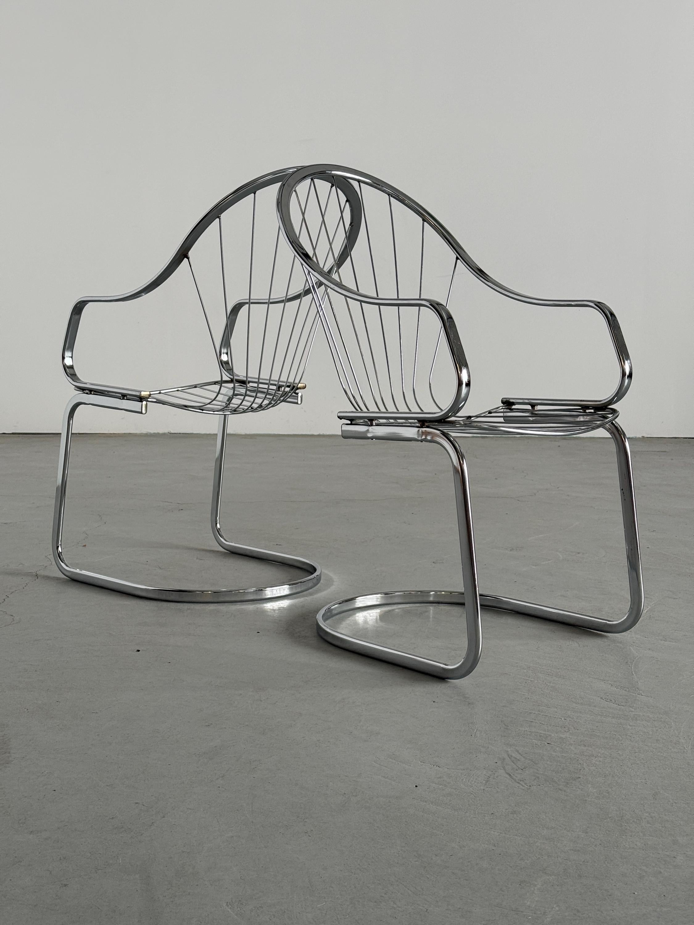 Armchairs Atrributed to Gastone Rinaldi for Rima