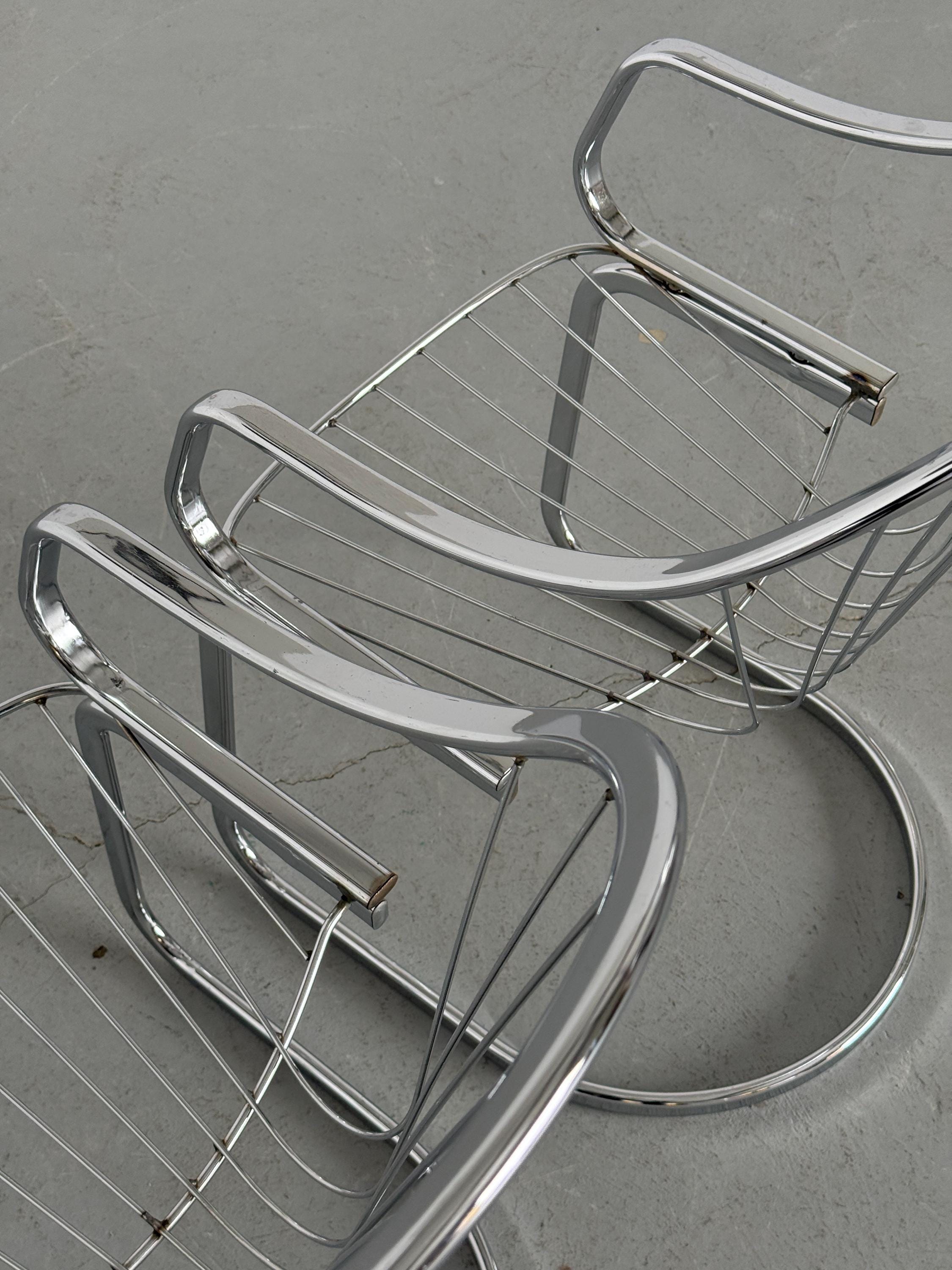 Armchairs Atrributed to Gastone Rinaldi for Rima