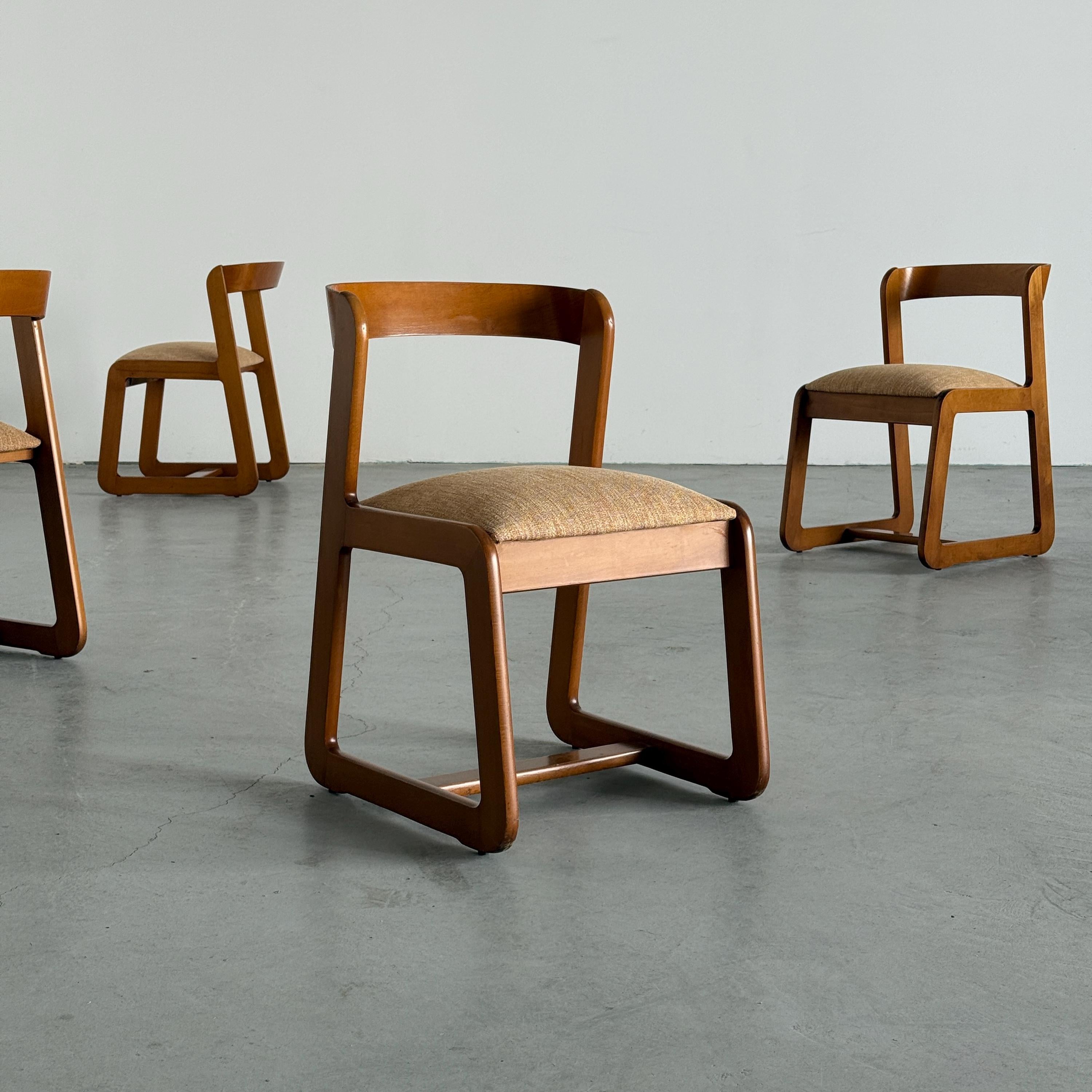 Dining Chairs Attributed to Willy Rizzo for Mario Sabot