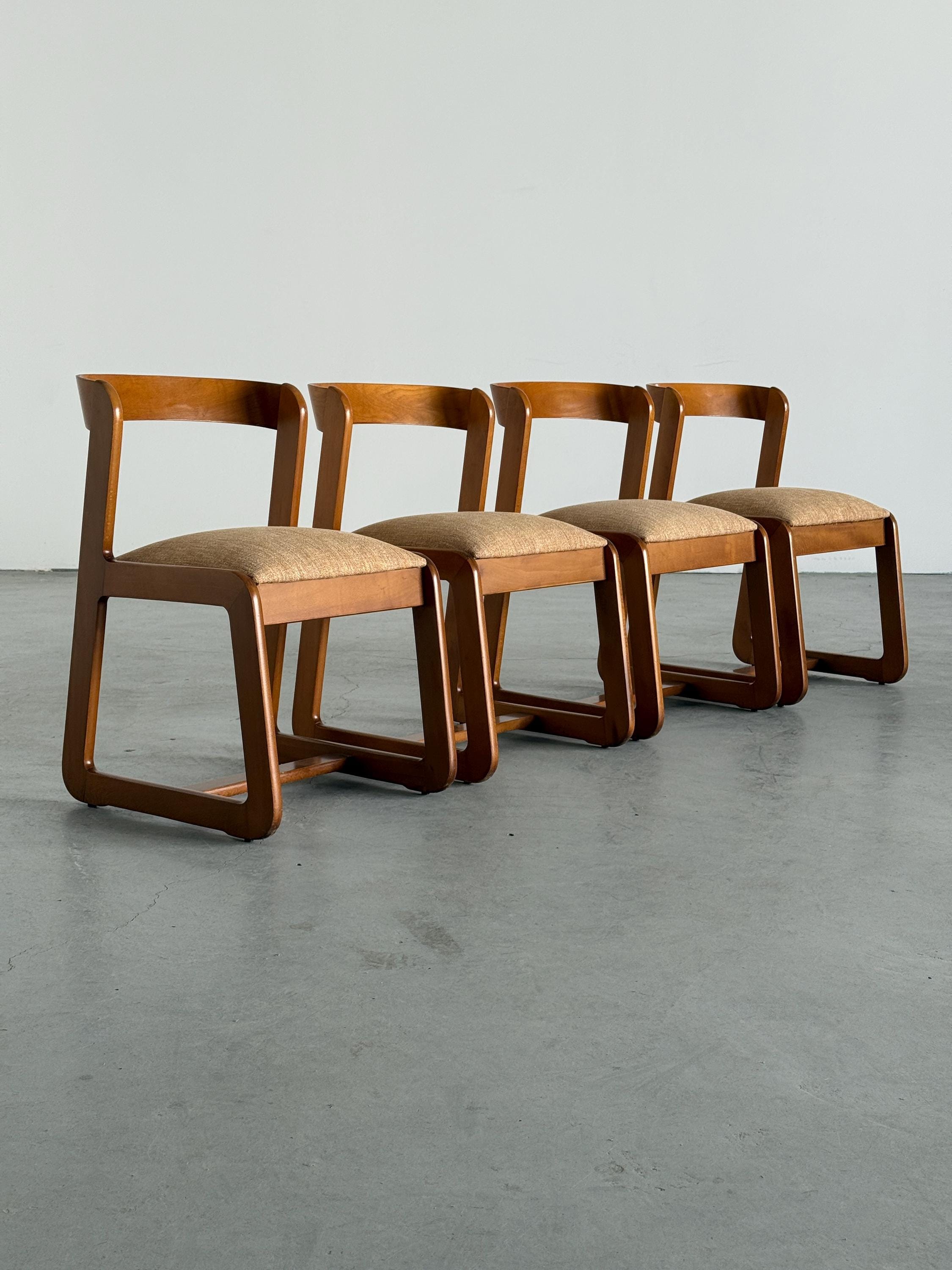 Dining Chairs Attributed to Willy Rizzo for Mario Sabot