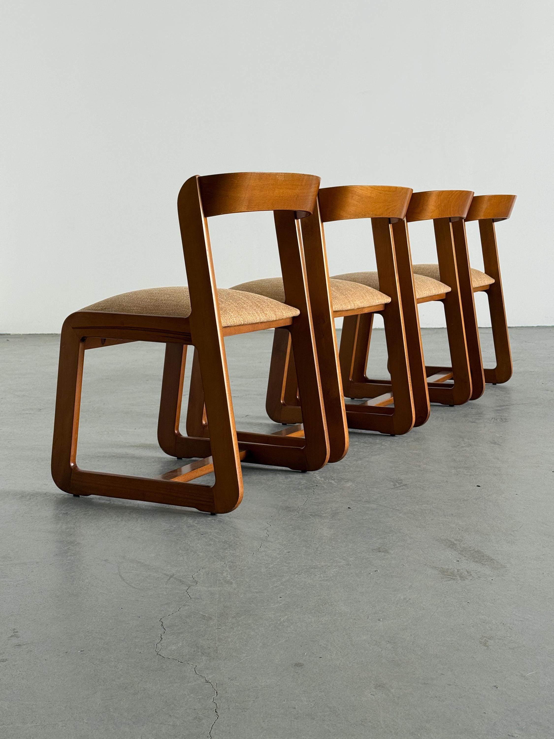 Dining Chairs Attributed to Willy Rizzo for Mario Sabot