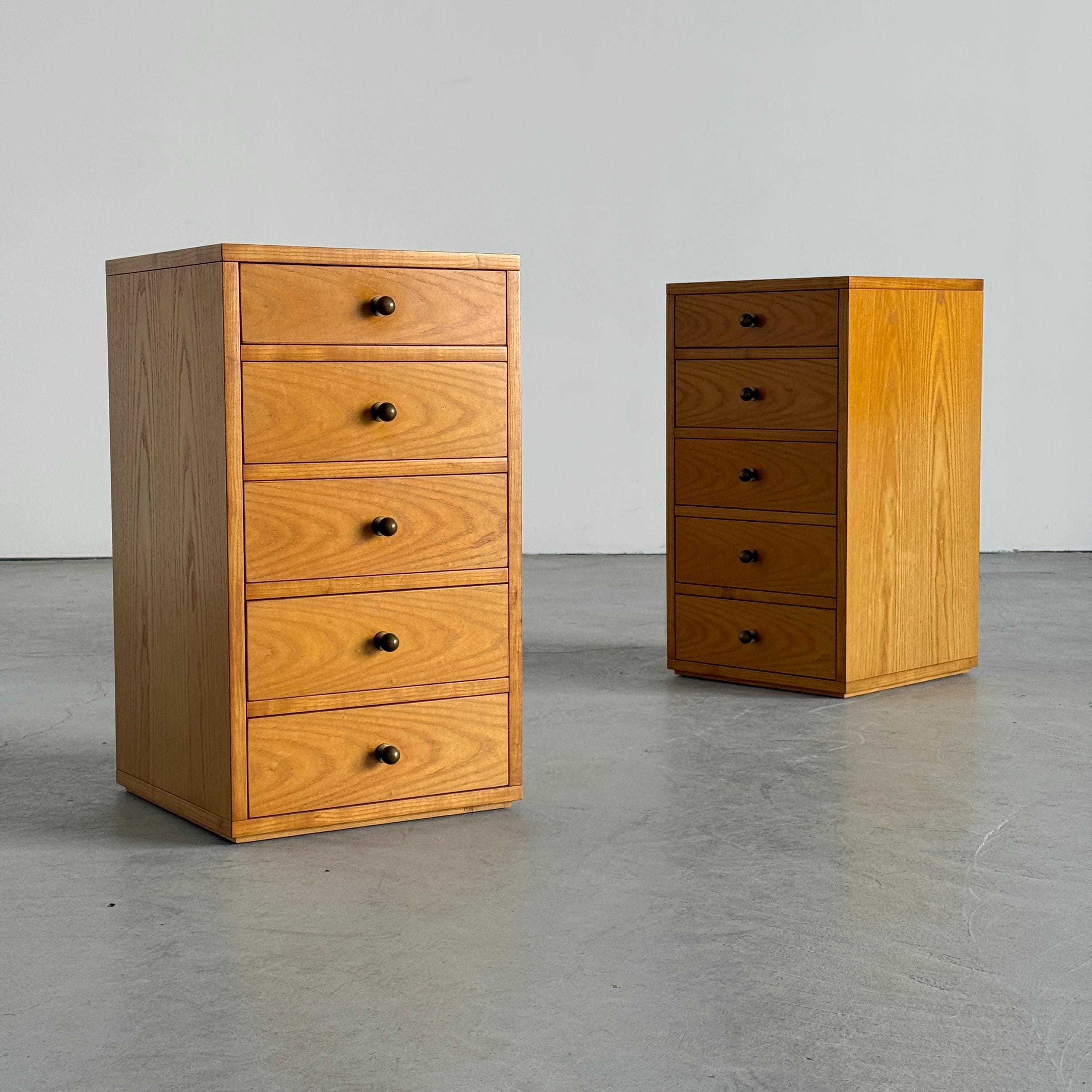 Danish Oak Bedside Chests