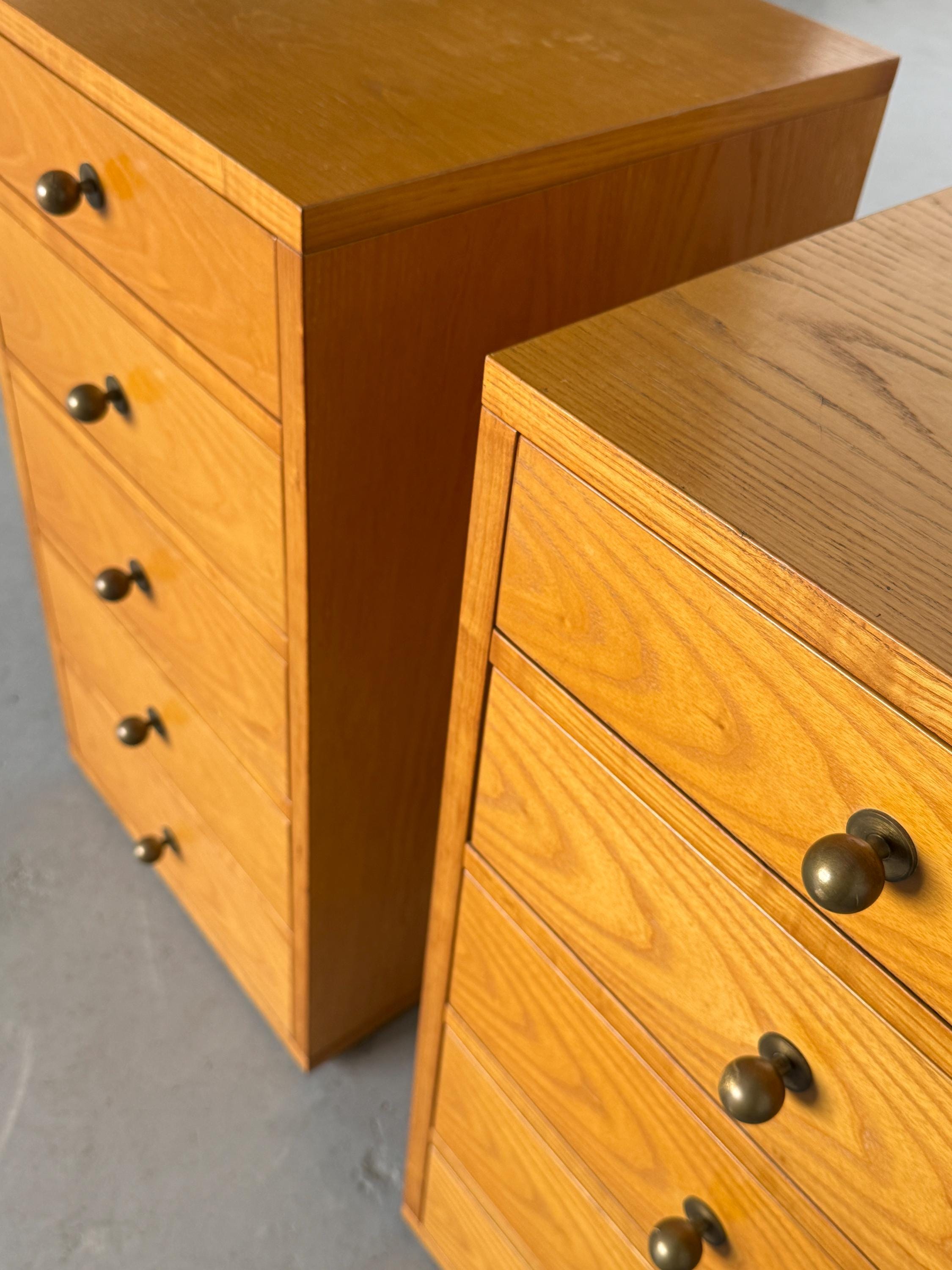 Danish Oak Bedside Chests