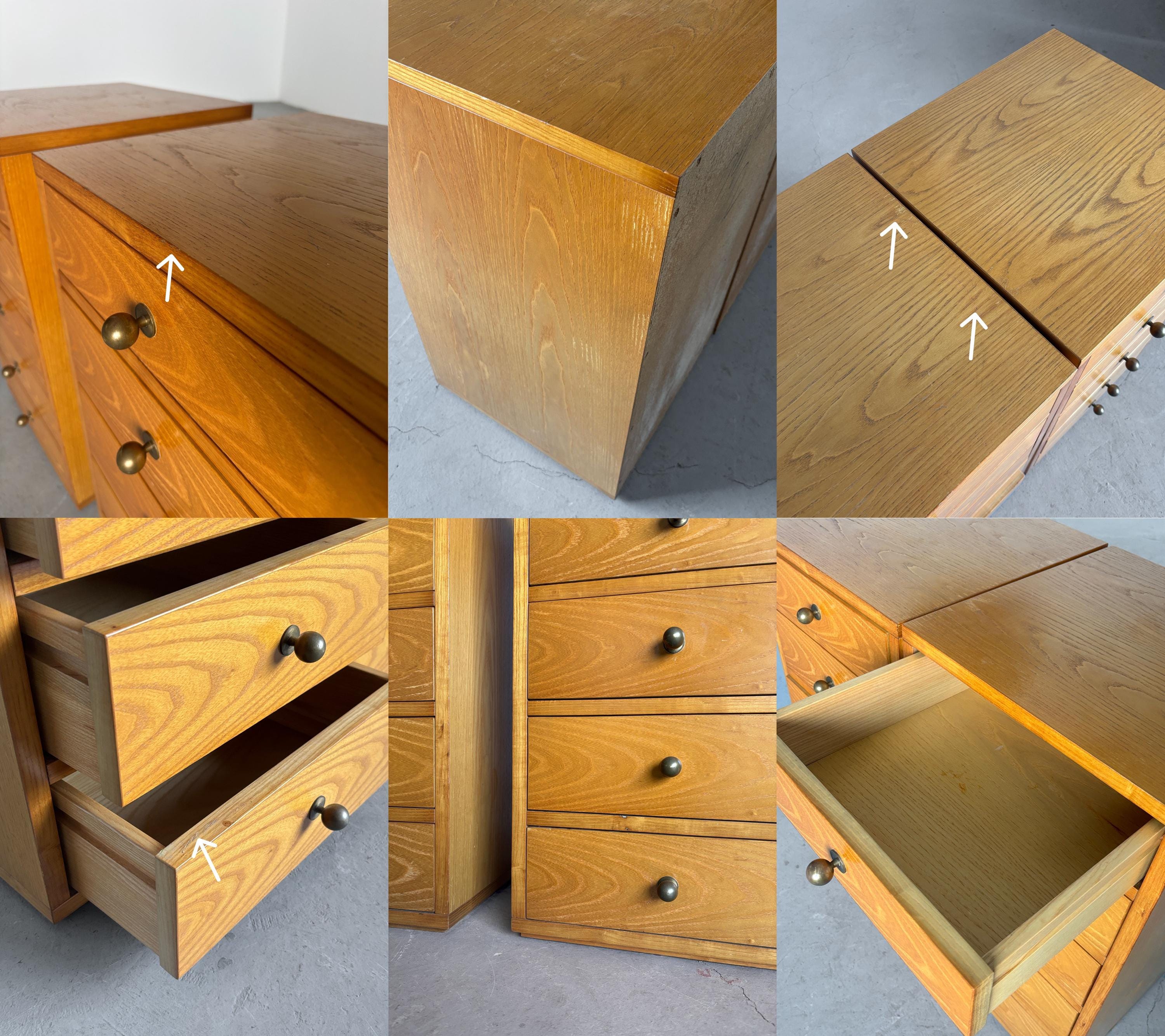 Danish Oak Bedside Chests