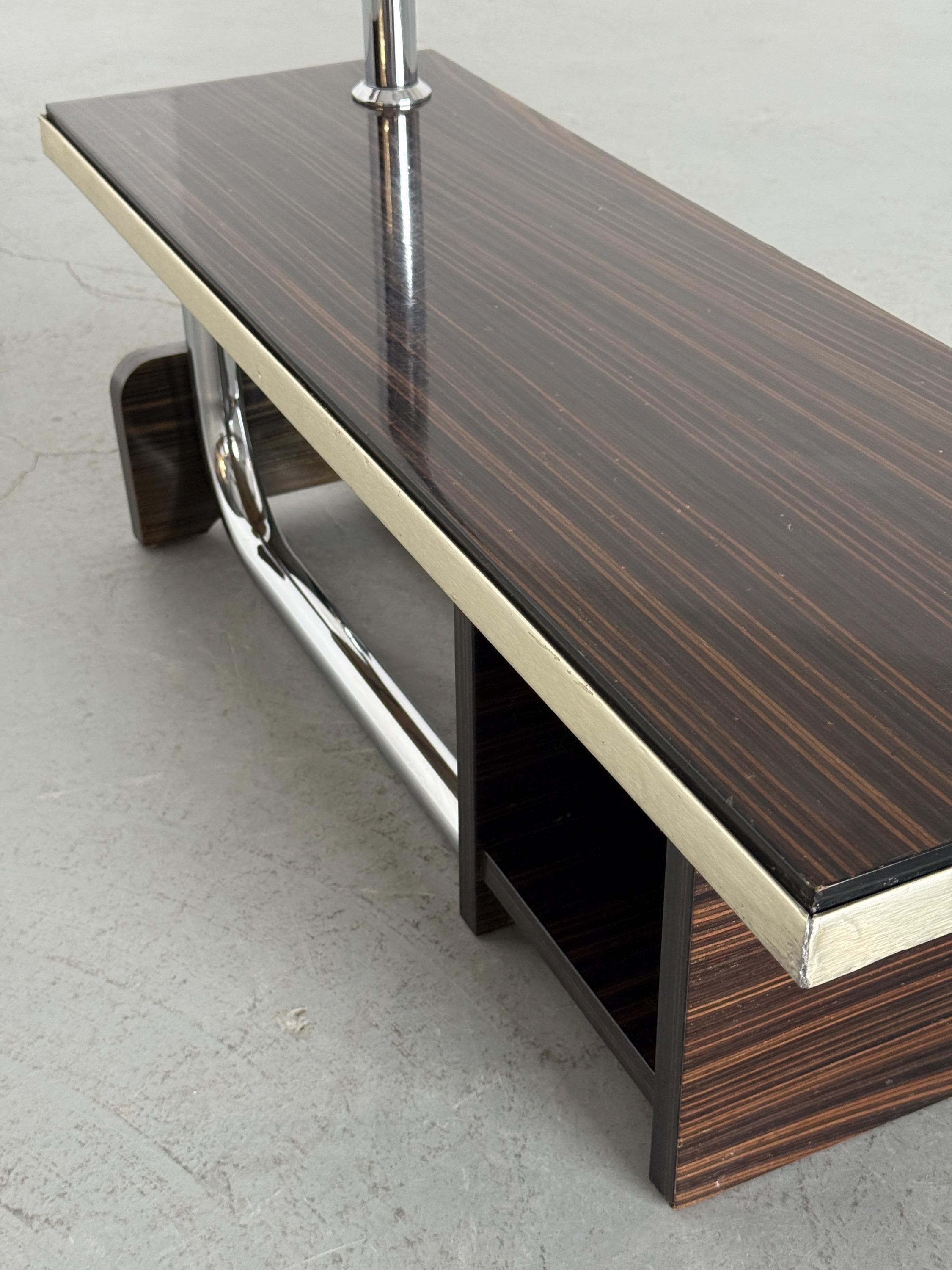 Modernist Coat Rack with Bench
