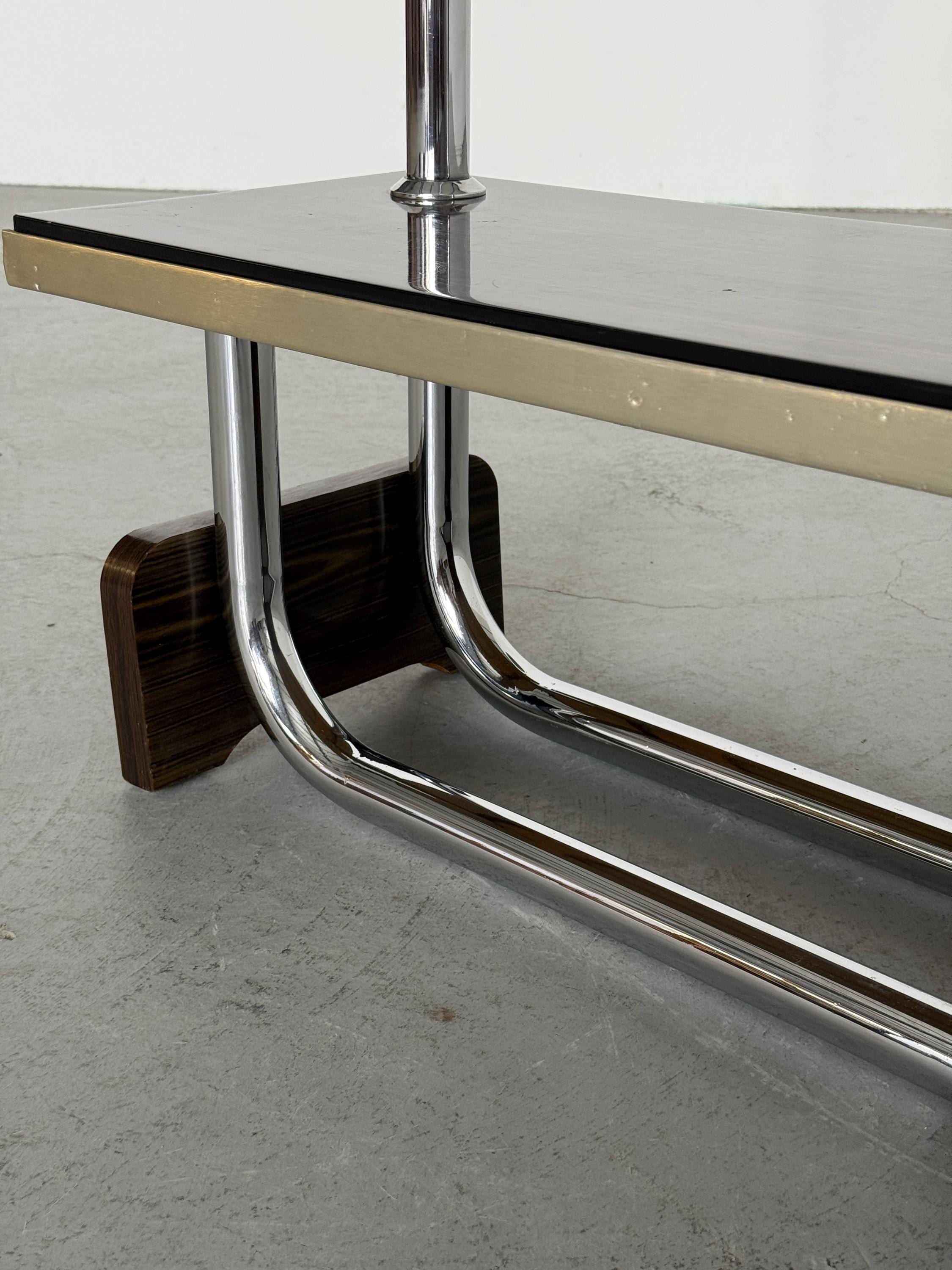 Modernist Coat Rack with Bench