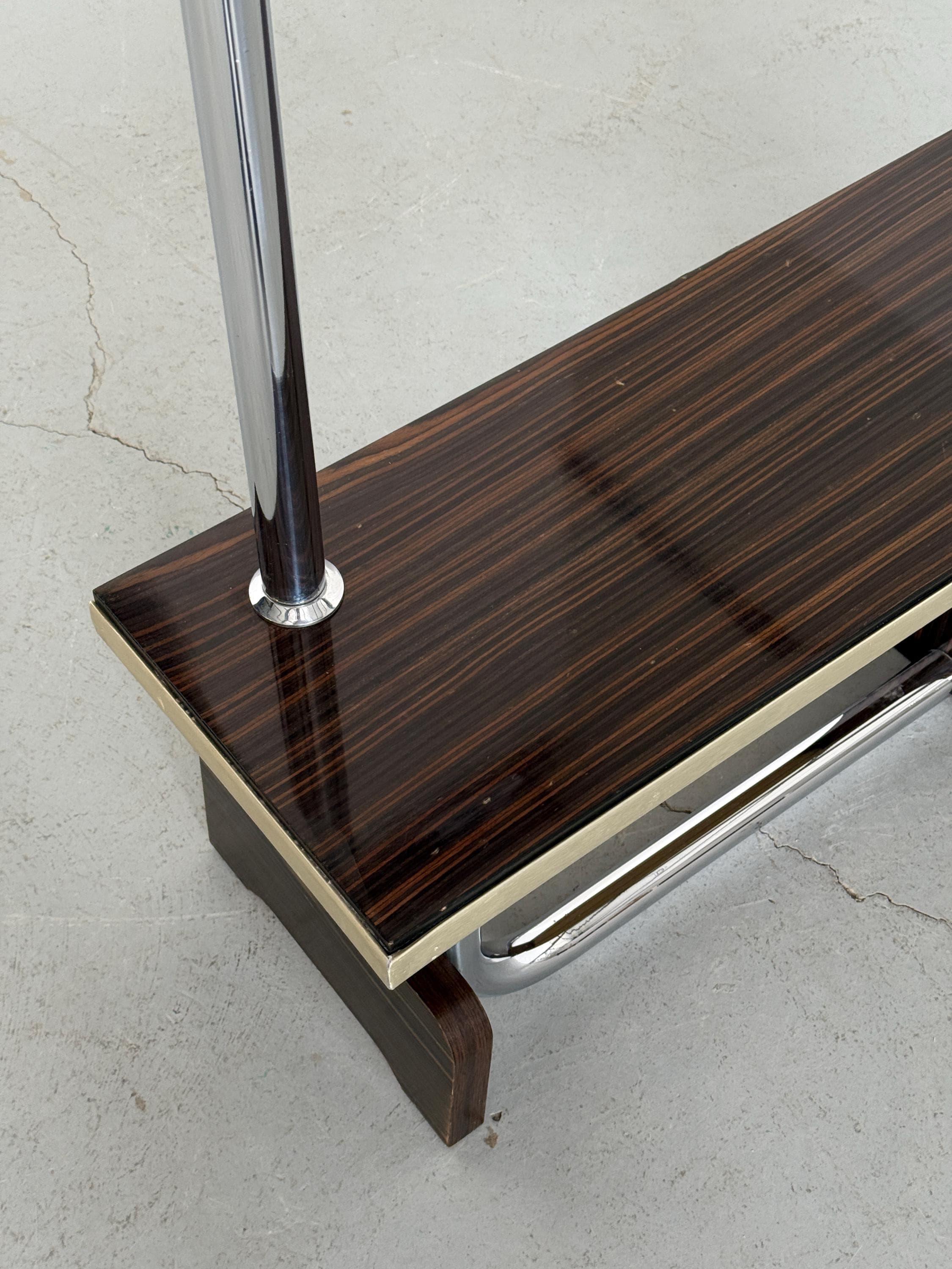 Modernist Coat Rack with Bench