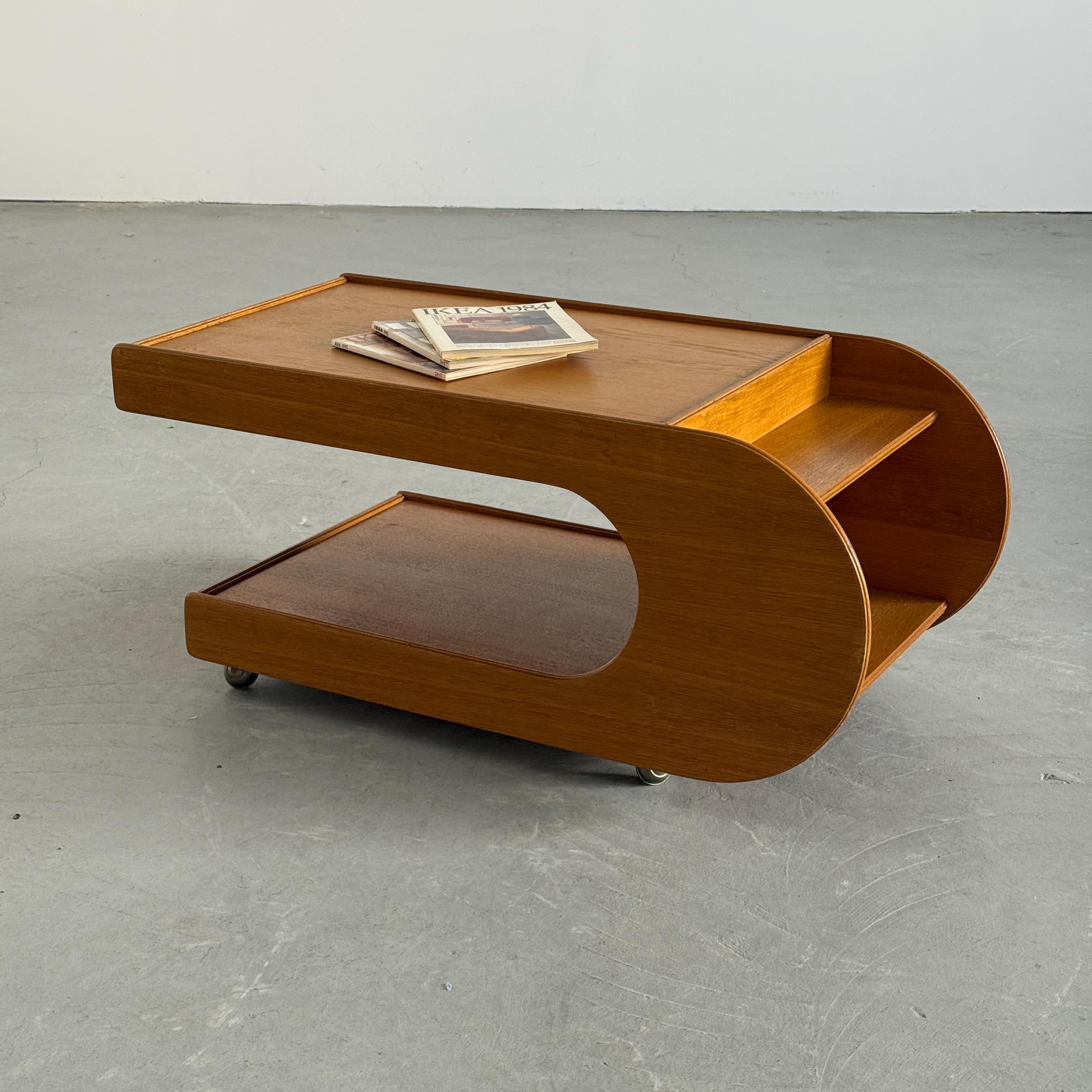 Modernist Veneered Coffee Table