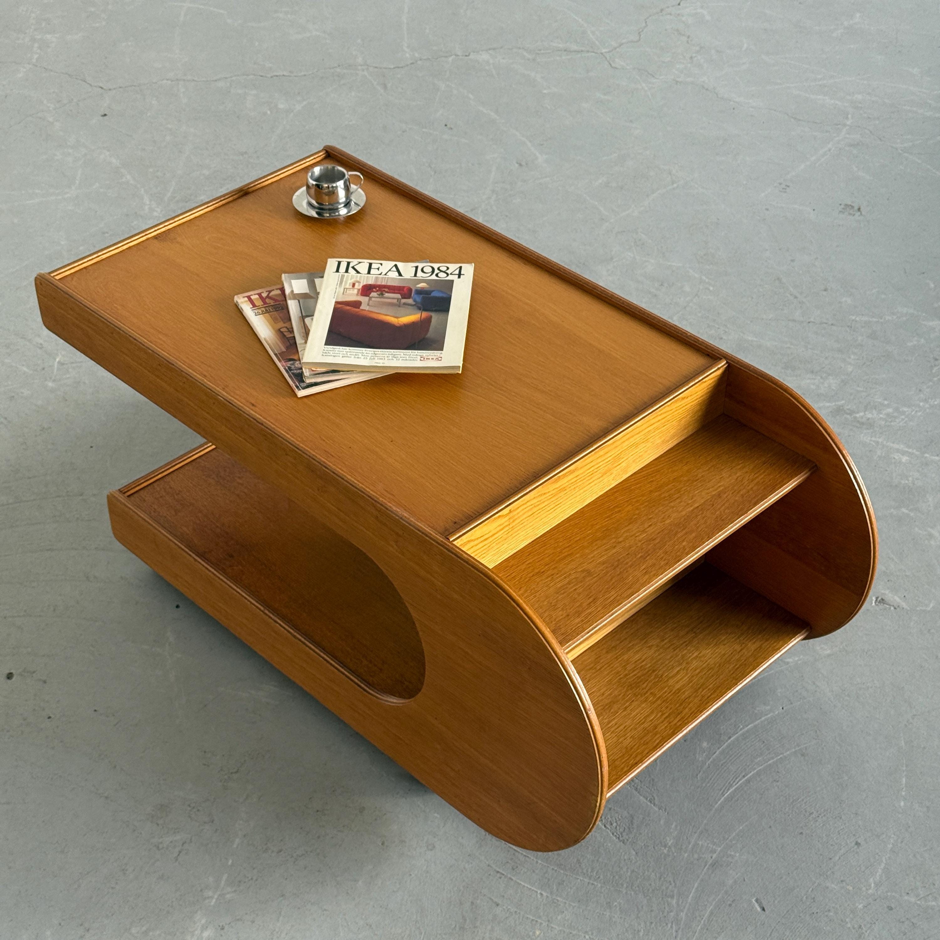 Modernist Veneered Coffee Table