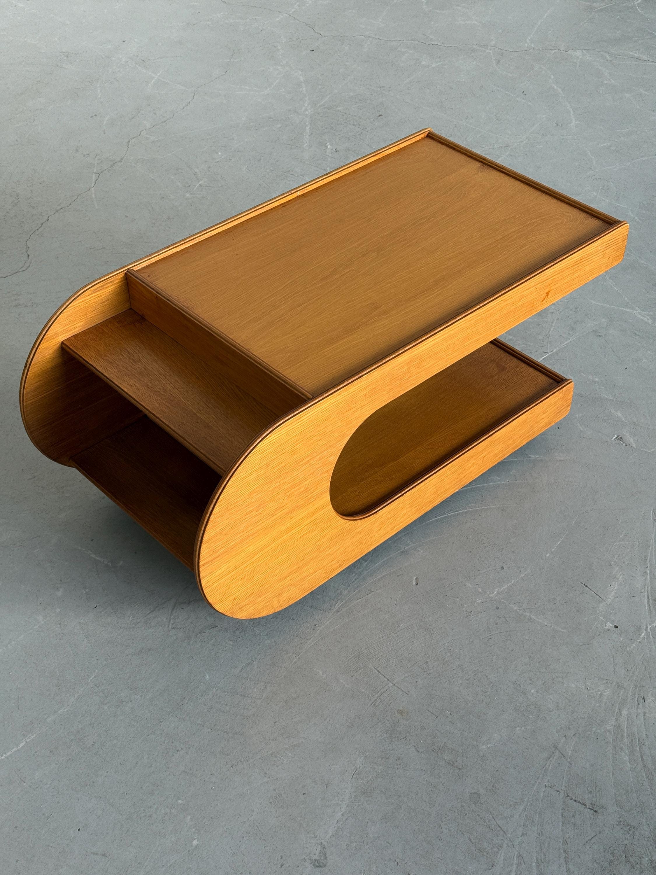 Modernist Veneered Coffee Table