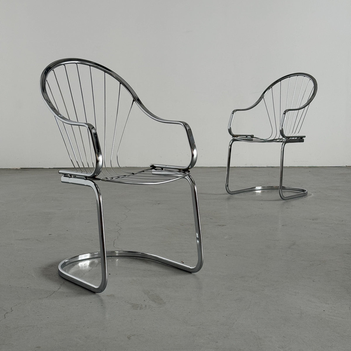 Armchairs Atrributed to Gastone Rinaldi for Rima