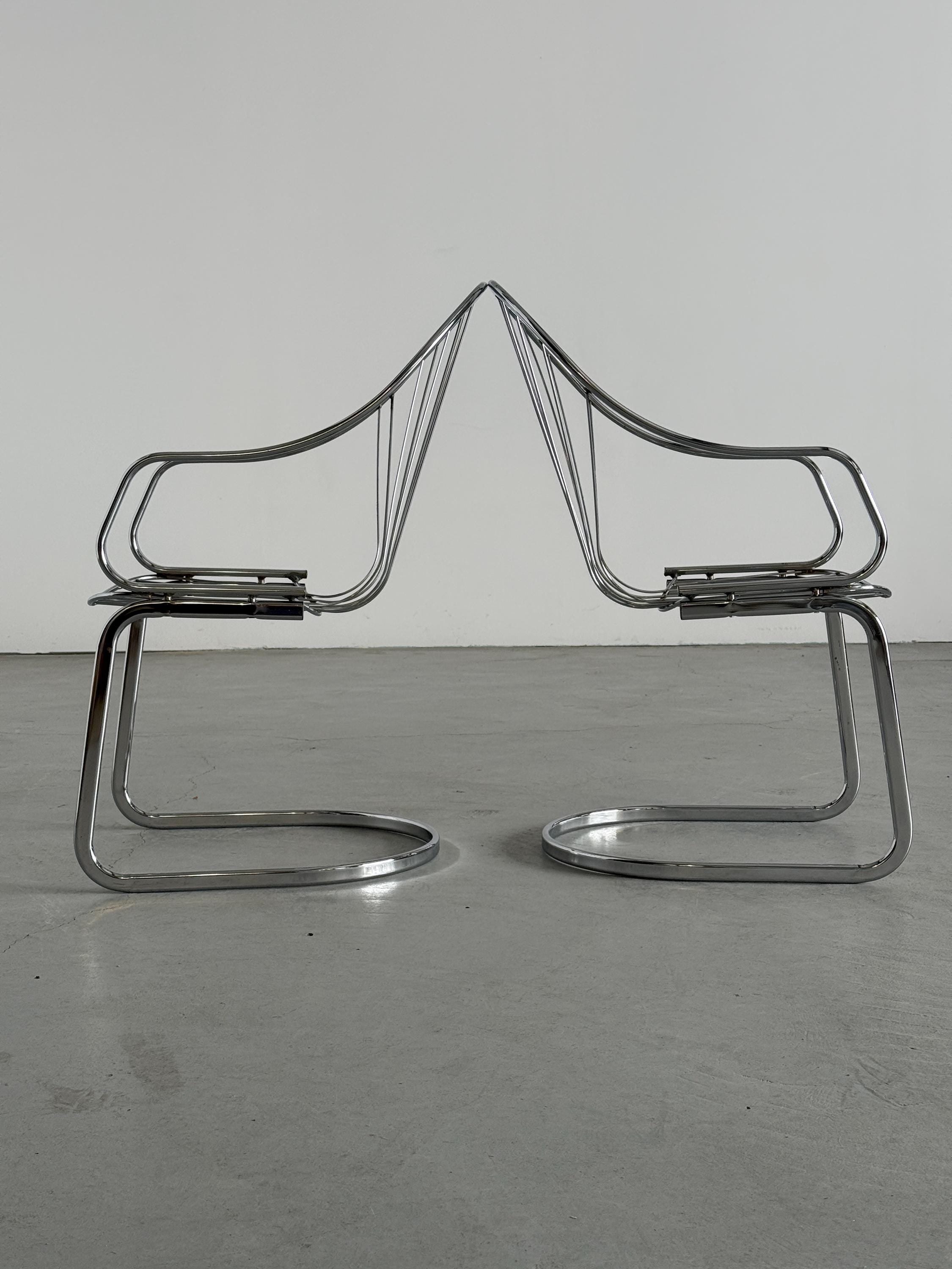 Armchairs Atrributed to Gastone Rinaldi for Rima