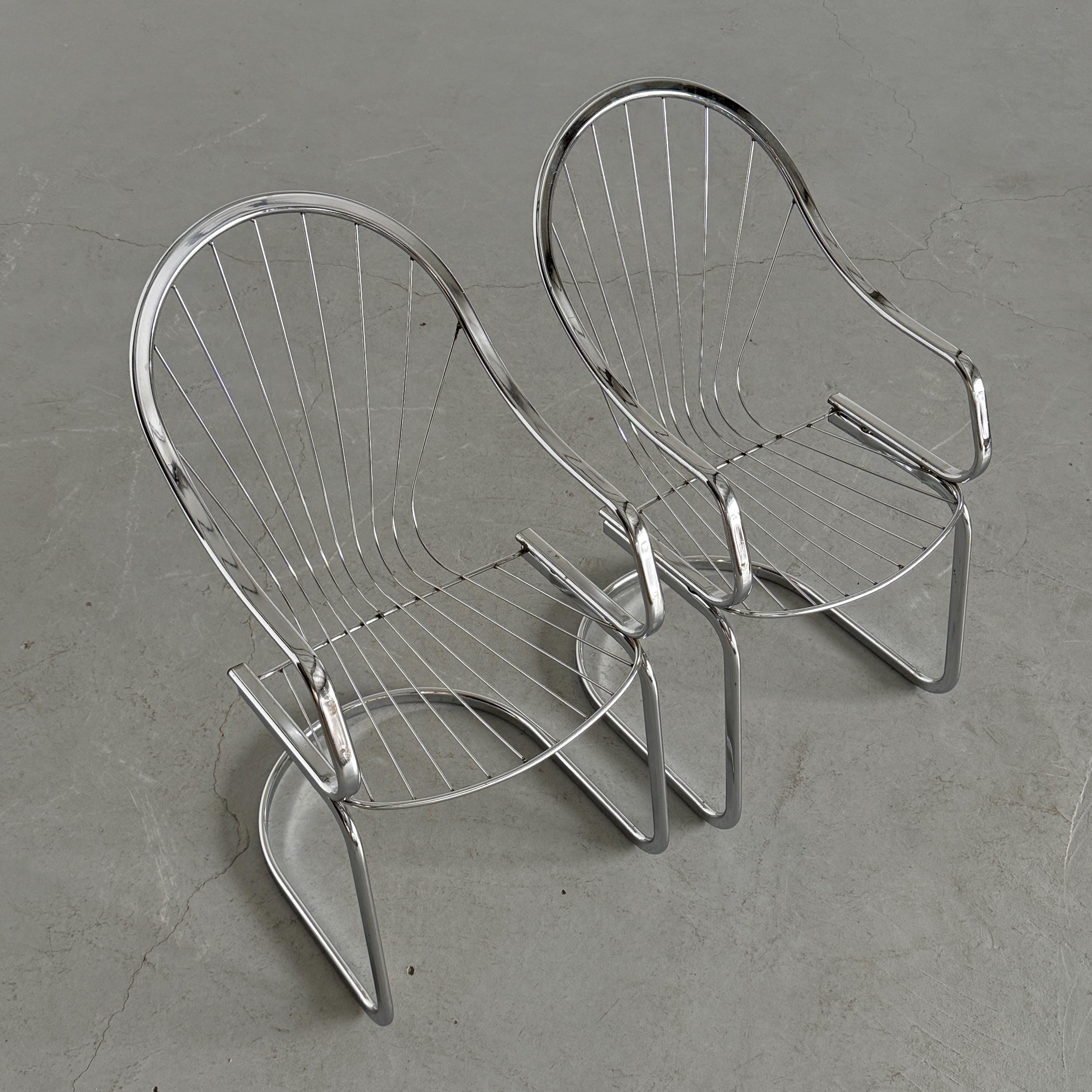 Armchairs Atrributed to Gastone Rinaldi for Rima