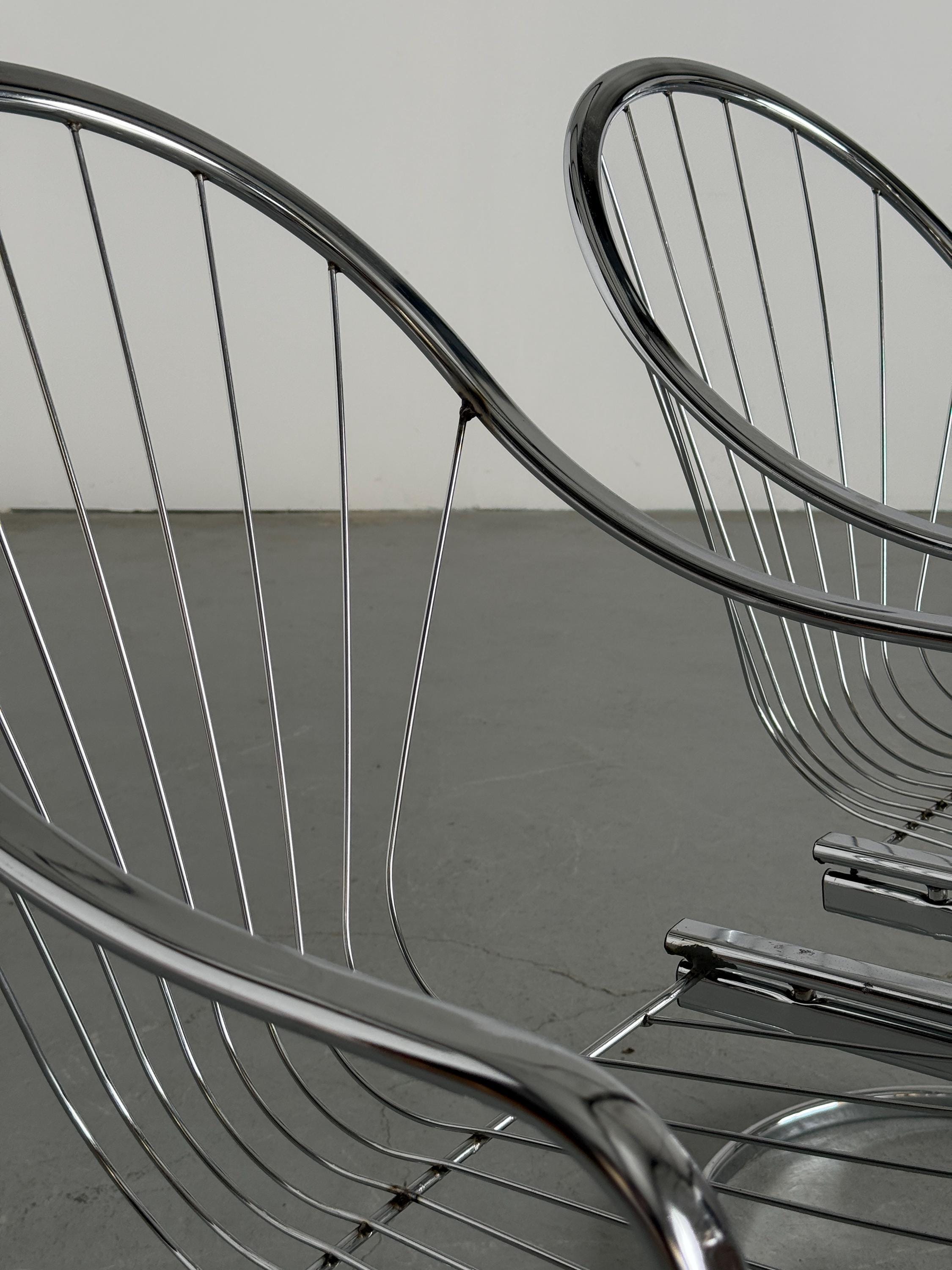 Armchairs Atrributed to Gastone Rinaldi for Rima