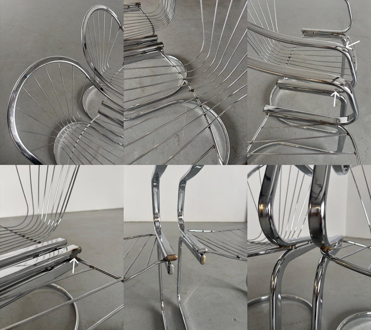 Armchairs Atrributed to Gastone Rinaldi for Rima