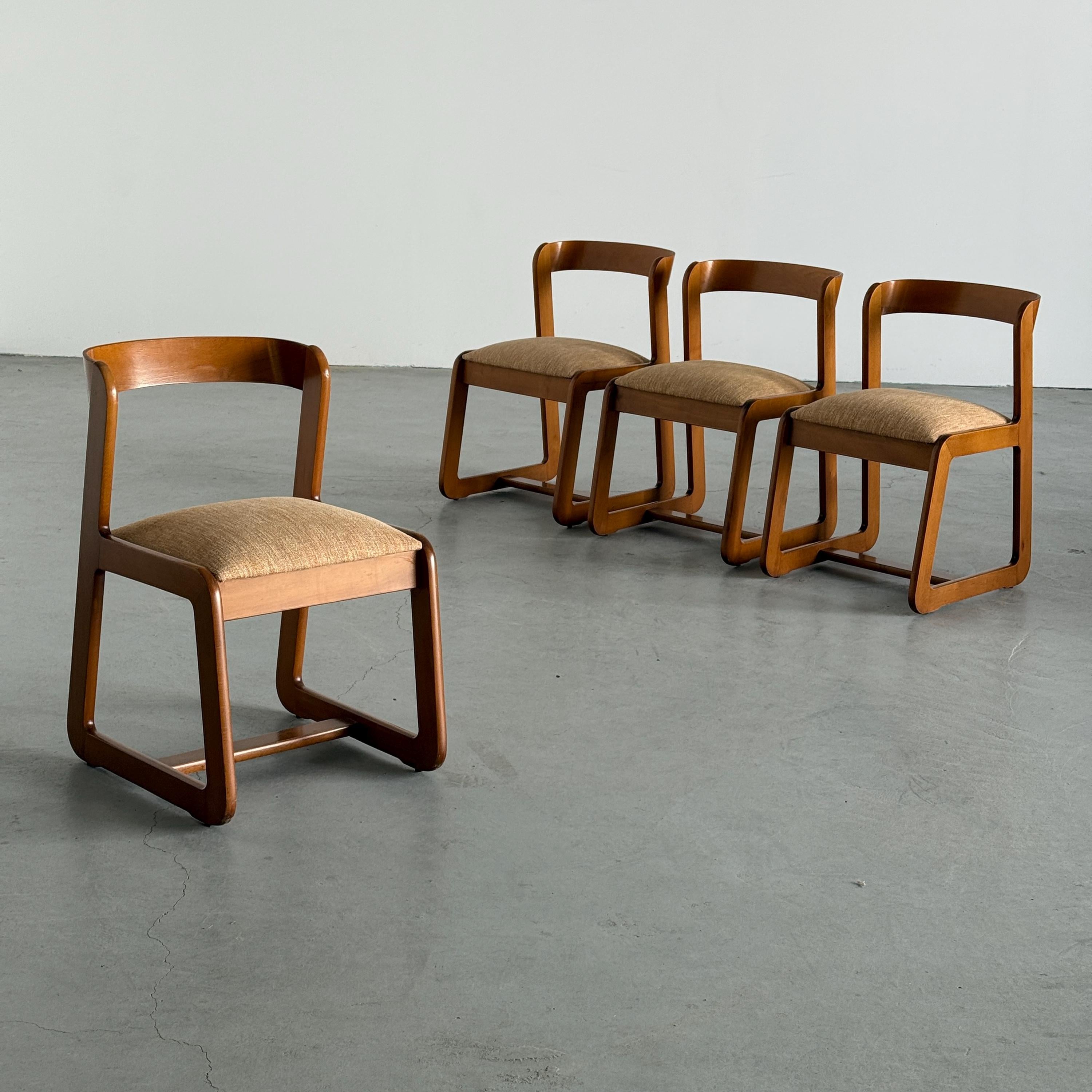 Dining Chairs Attributed to Willy Rizzo for Mario Sabot
