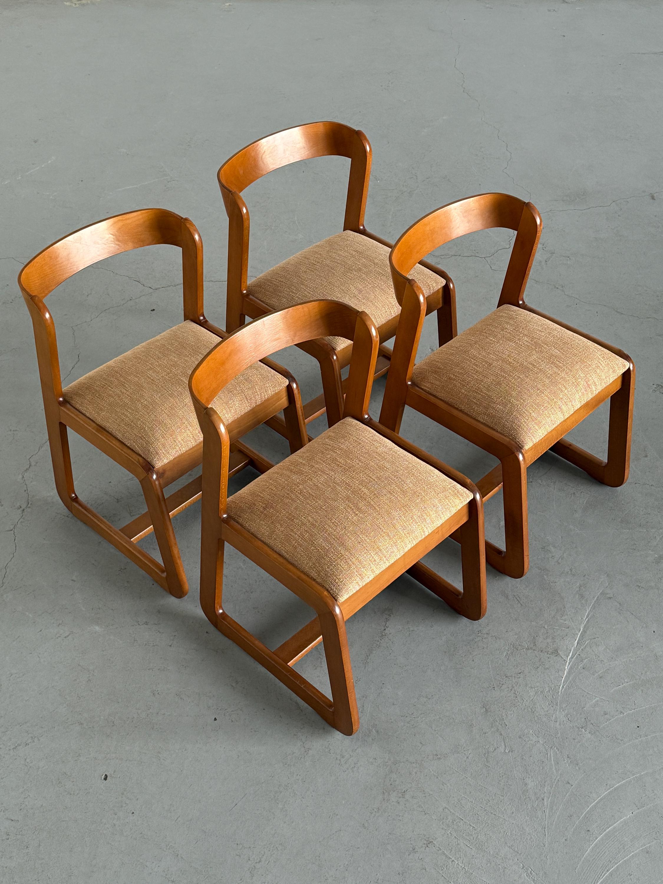 Dining Chairs Attributed to Willy Rizzo for Mario Sabot