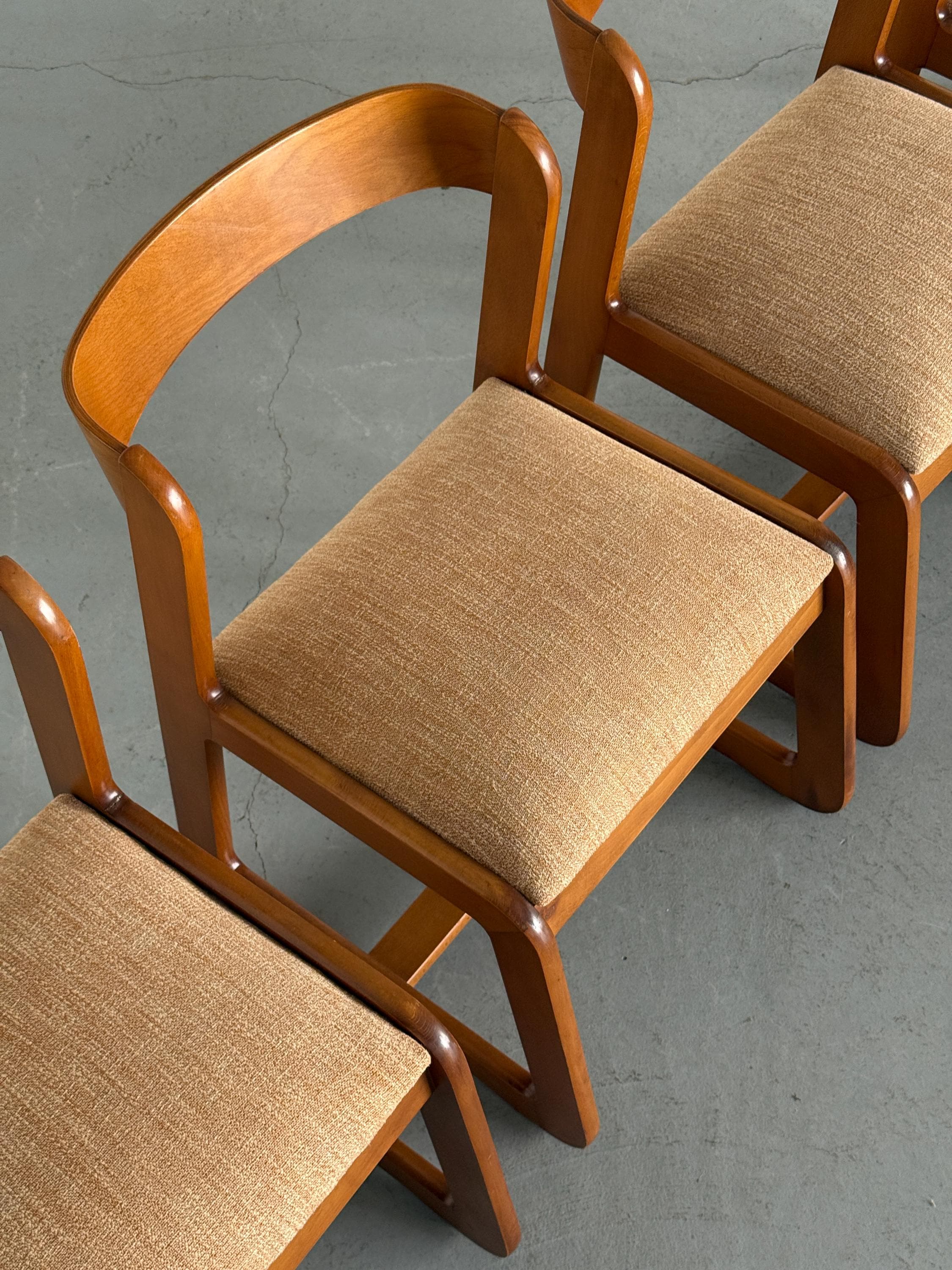 Dining Chairs Attributed to Willy Rizzo for Mario Sabot