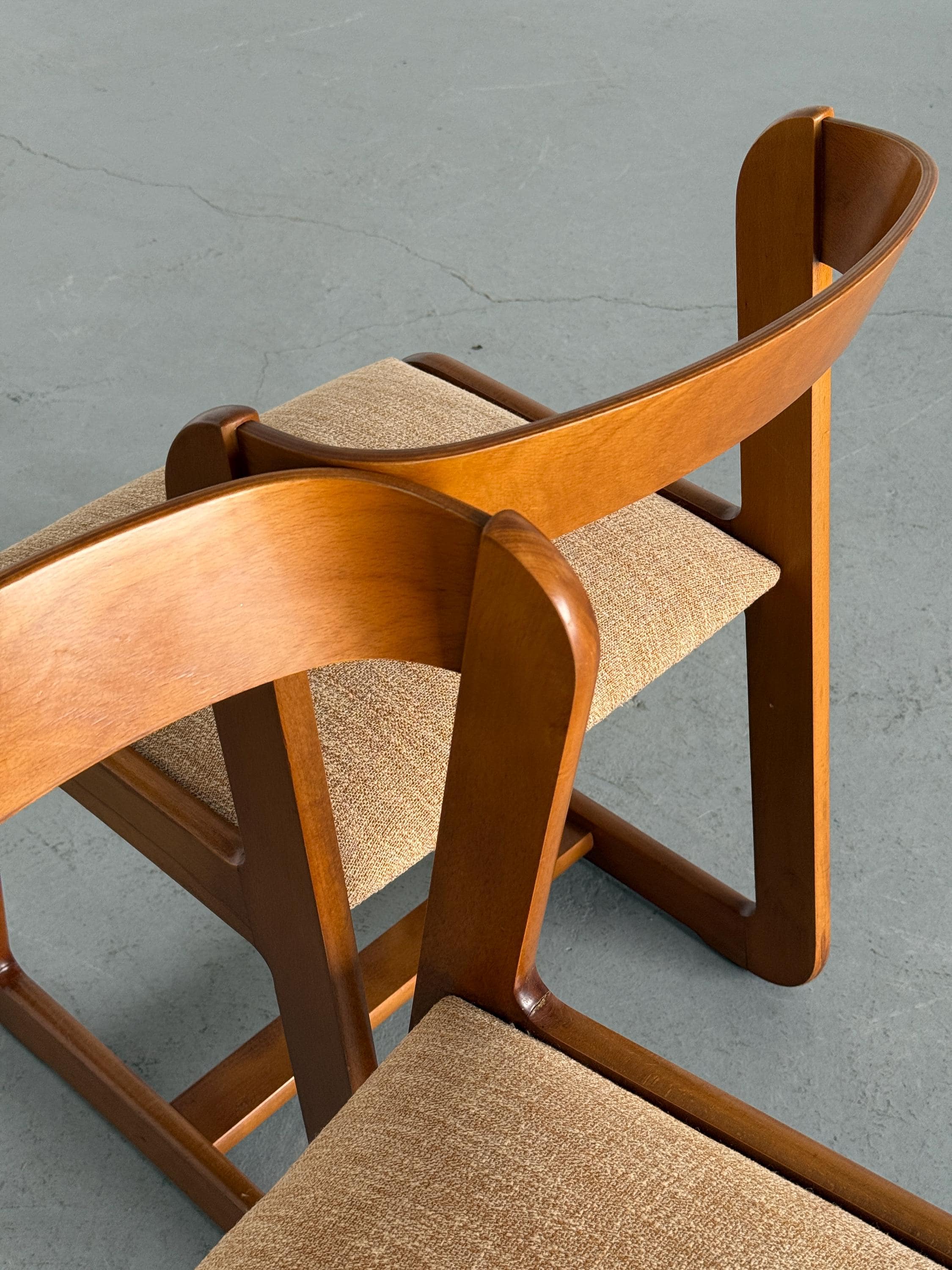 Dining Chairs Attributed to Willy Rizzo for Mario Sabot