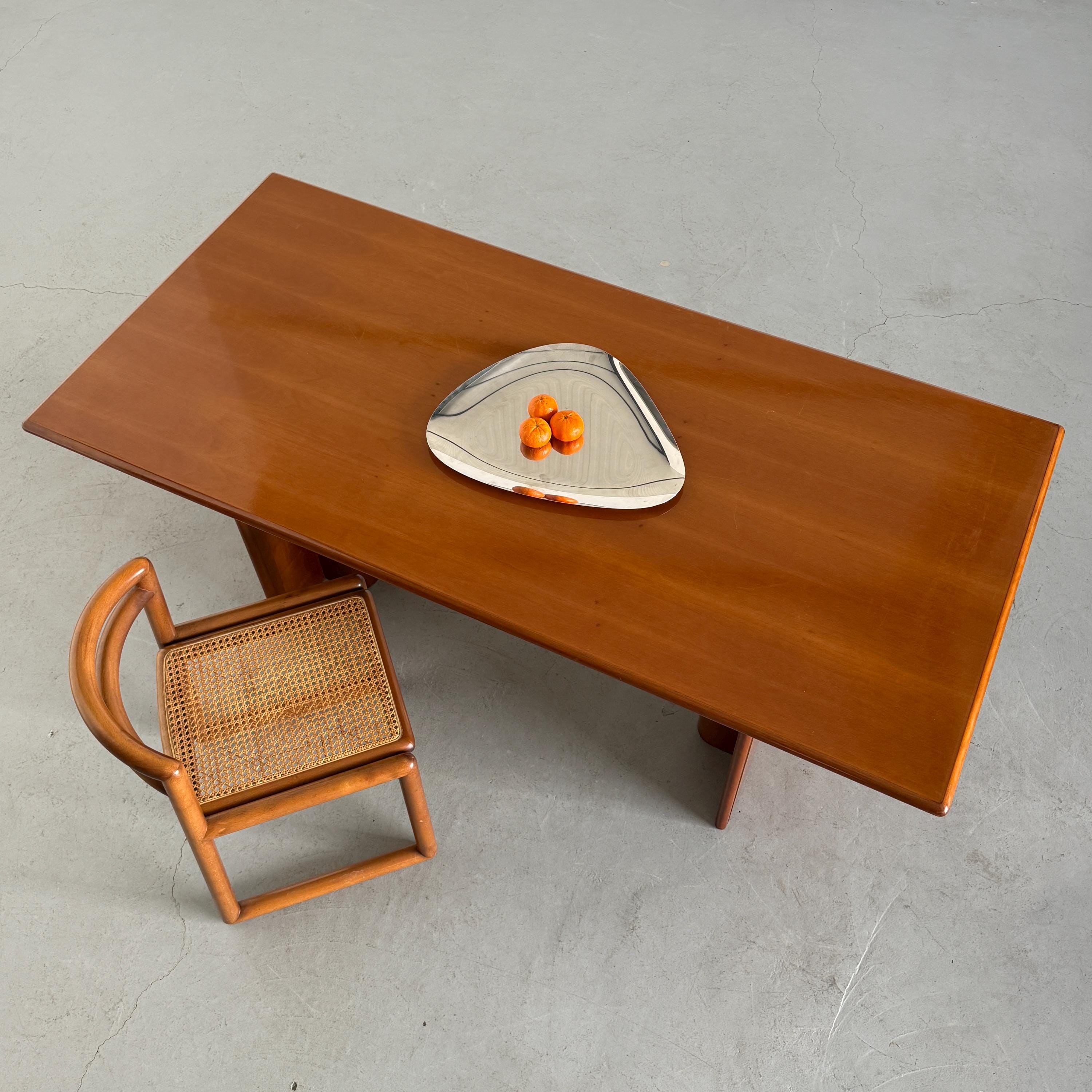Dining Table with Double Pedestal Base