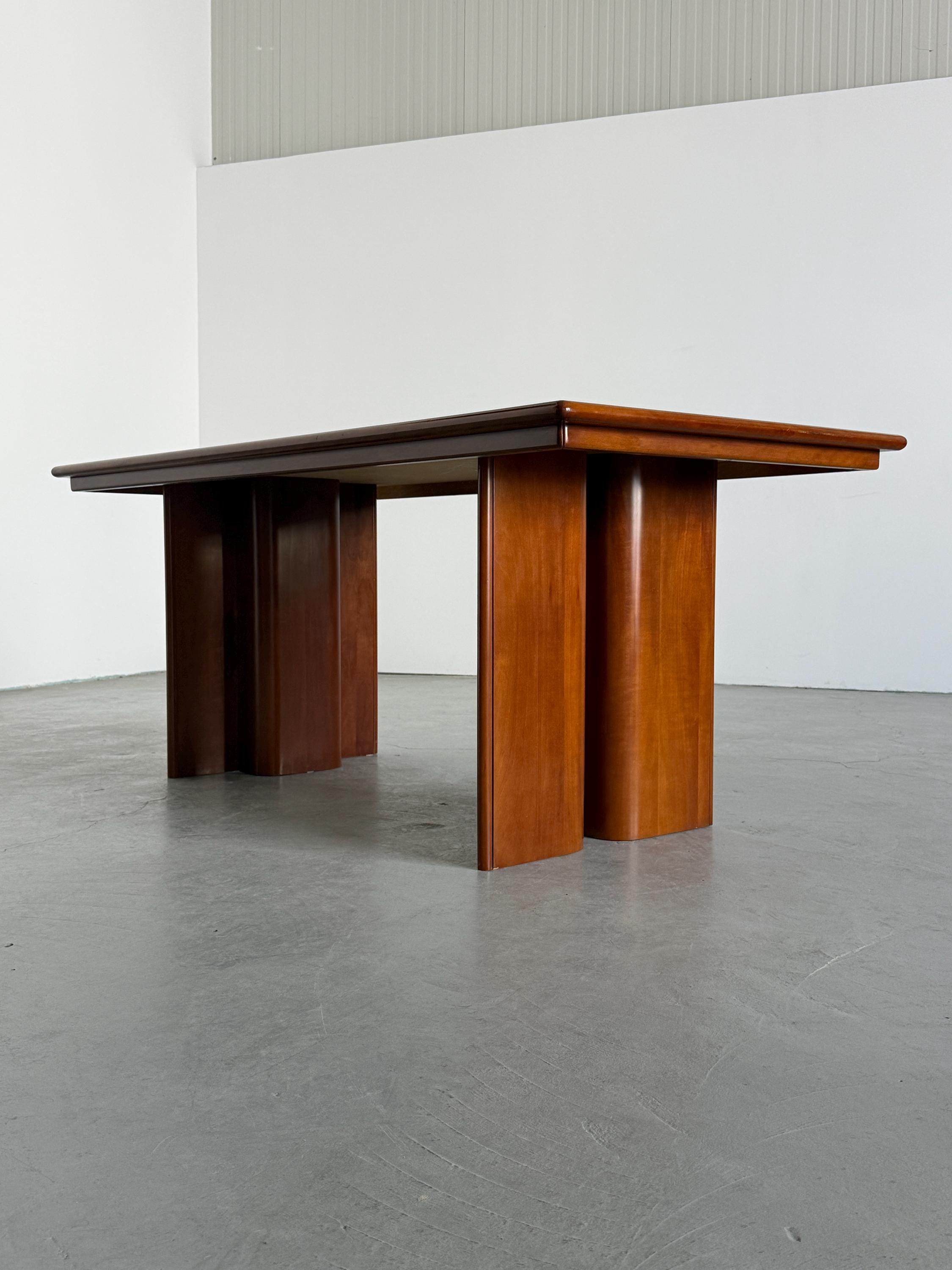 Dining Table with Double Pedestal Base