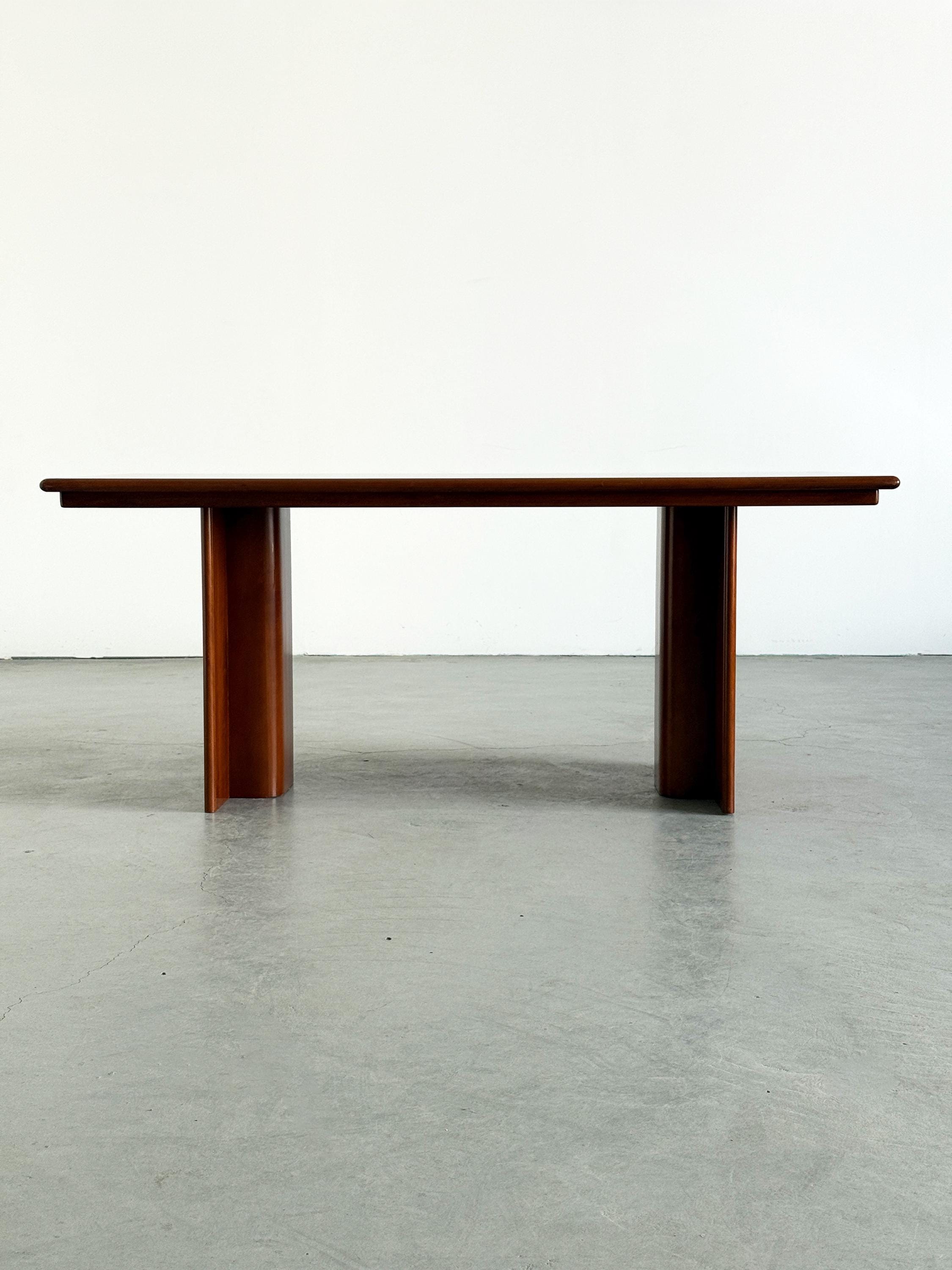 Dining Table with Double Pedestal Base