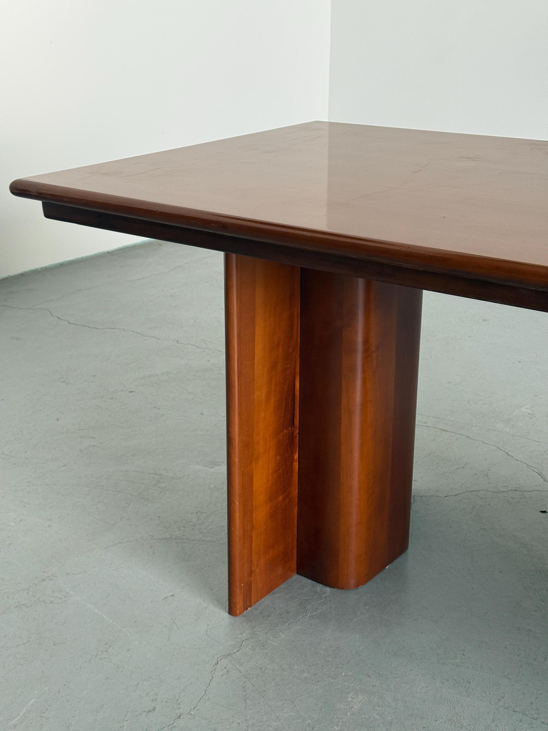 Dining Table with Double Pedestal Base