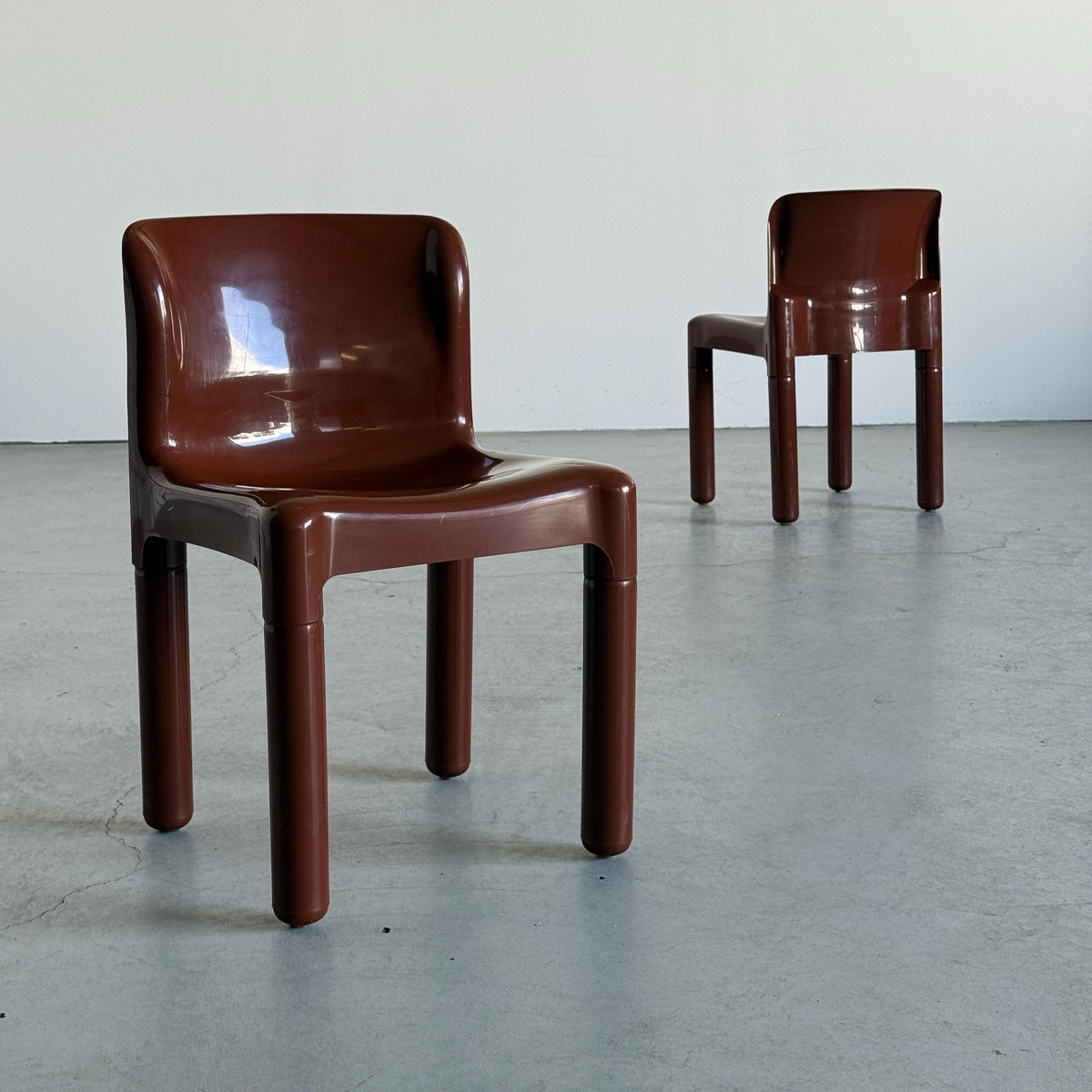 ‘4875’ Dining Chairs by Carlo Bartoli for Kartell