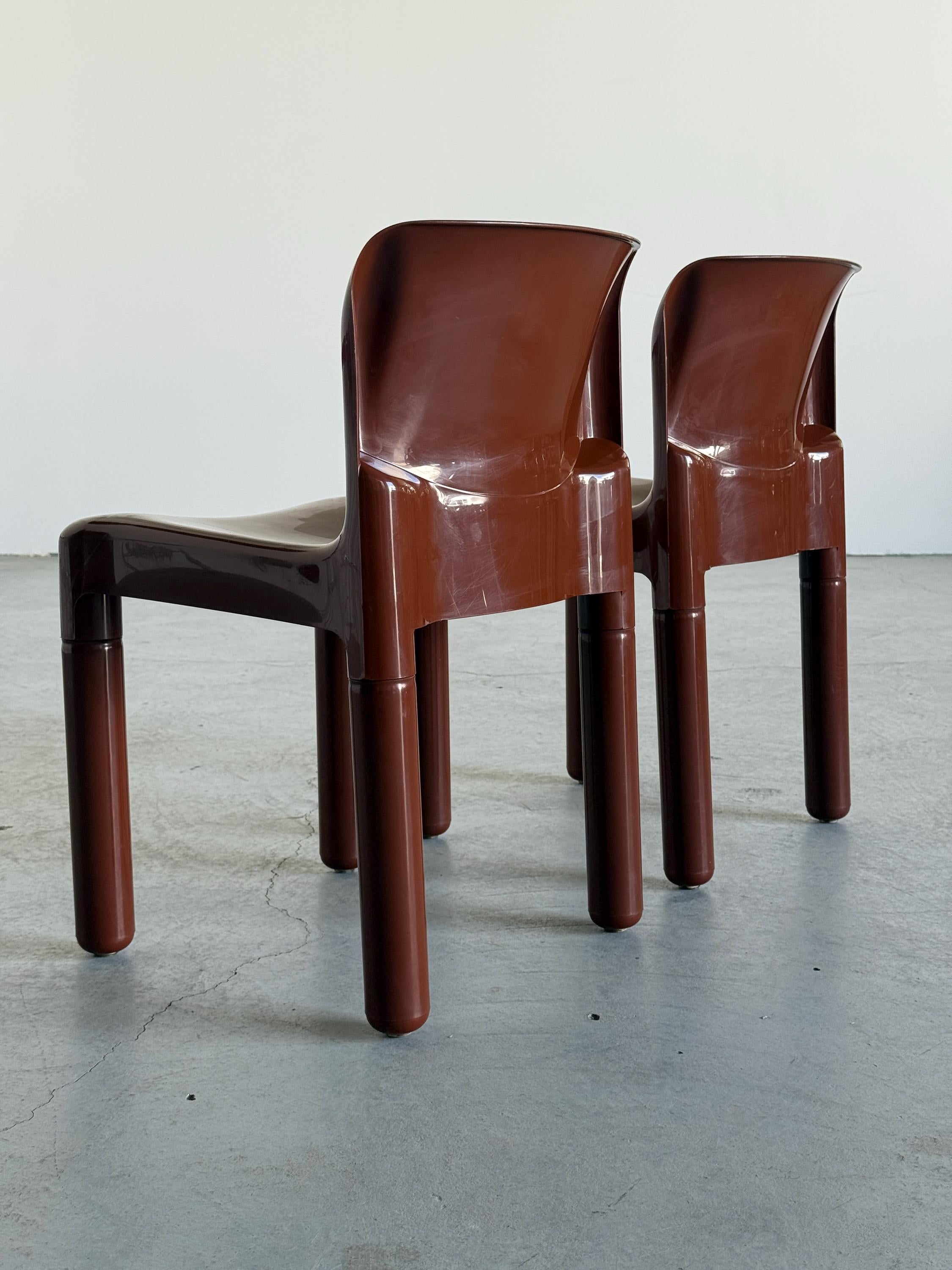 ‘4875’ Dining Chairs by Carlo Bartoli for Kartell