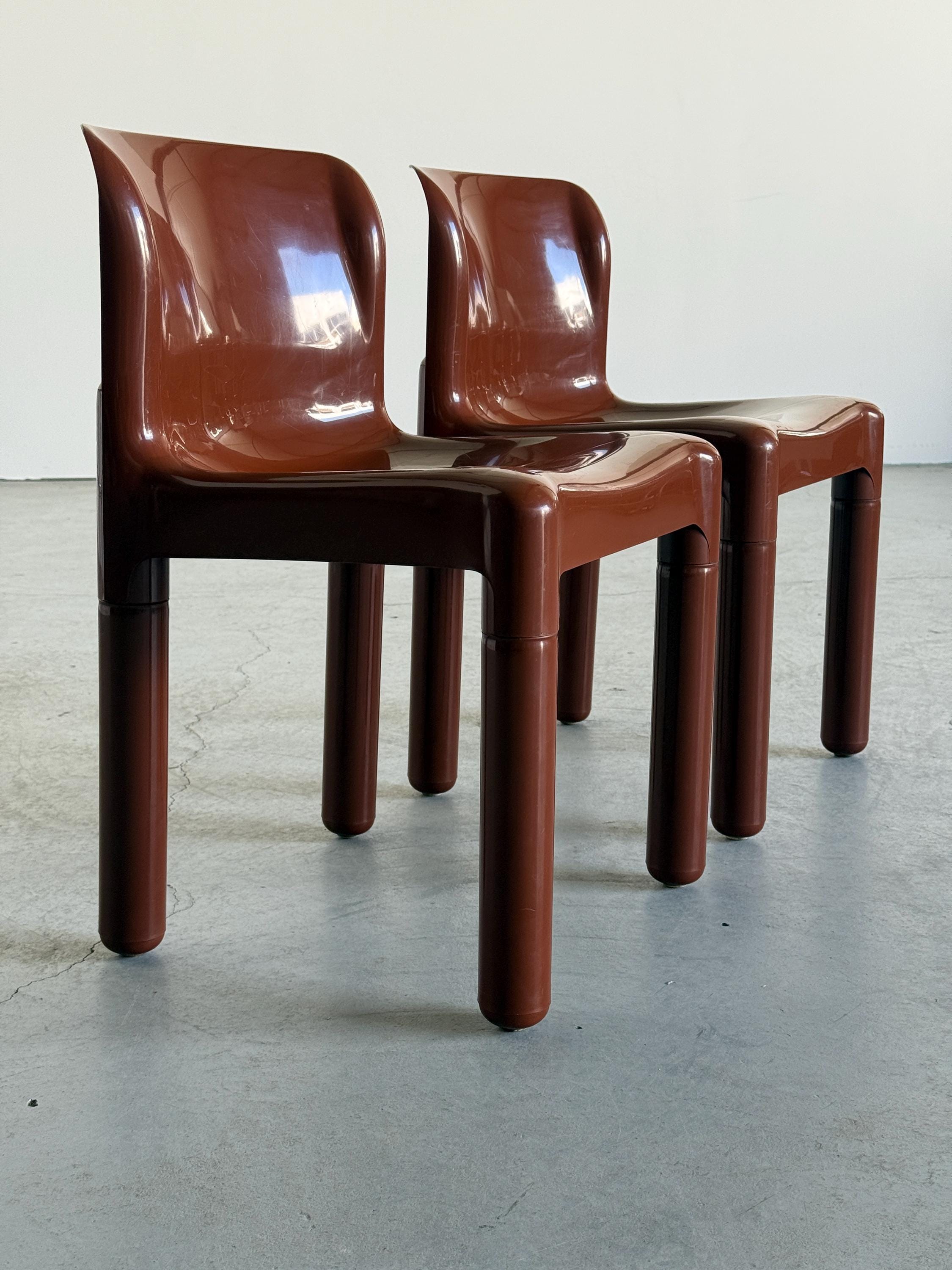 ‘4875’ Dining Chairs by Carlo Bartoli for Kartell