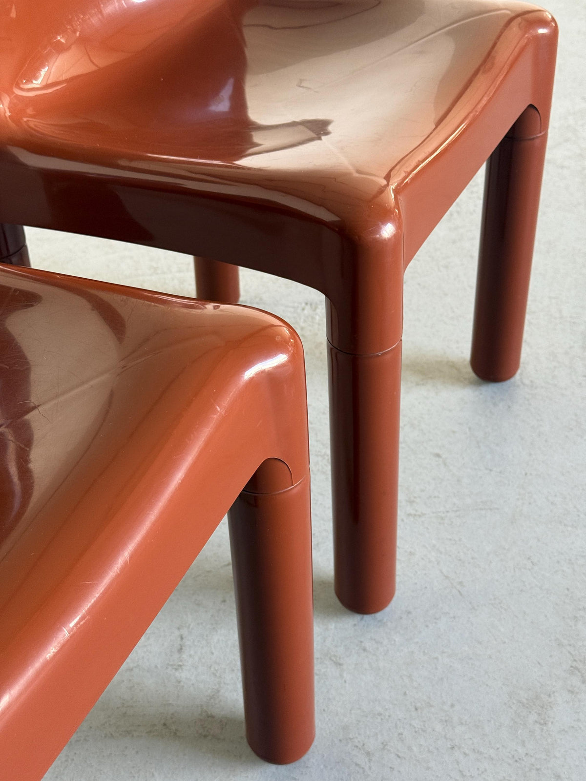 ‘4875’ Dining Chairs by Carlo Bartoli for Kartell