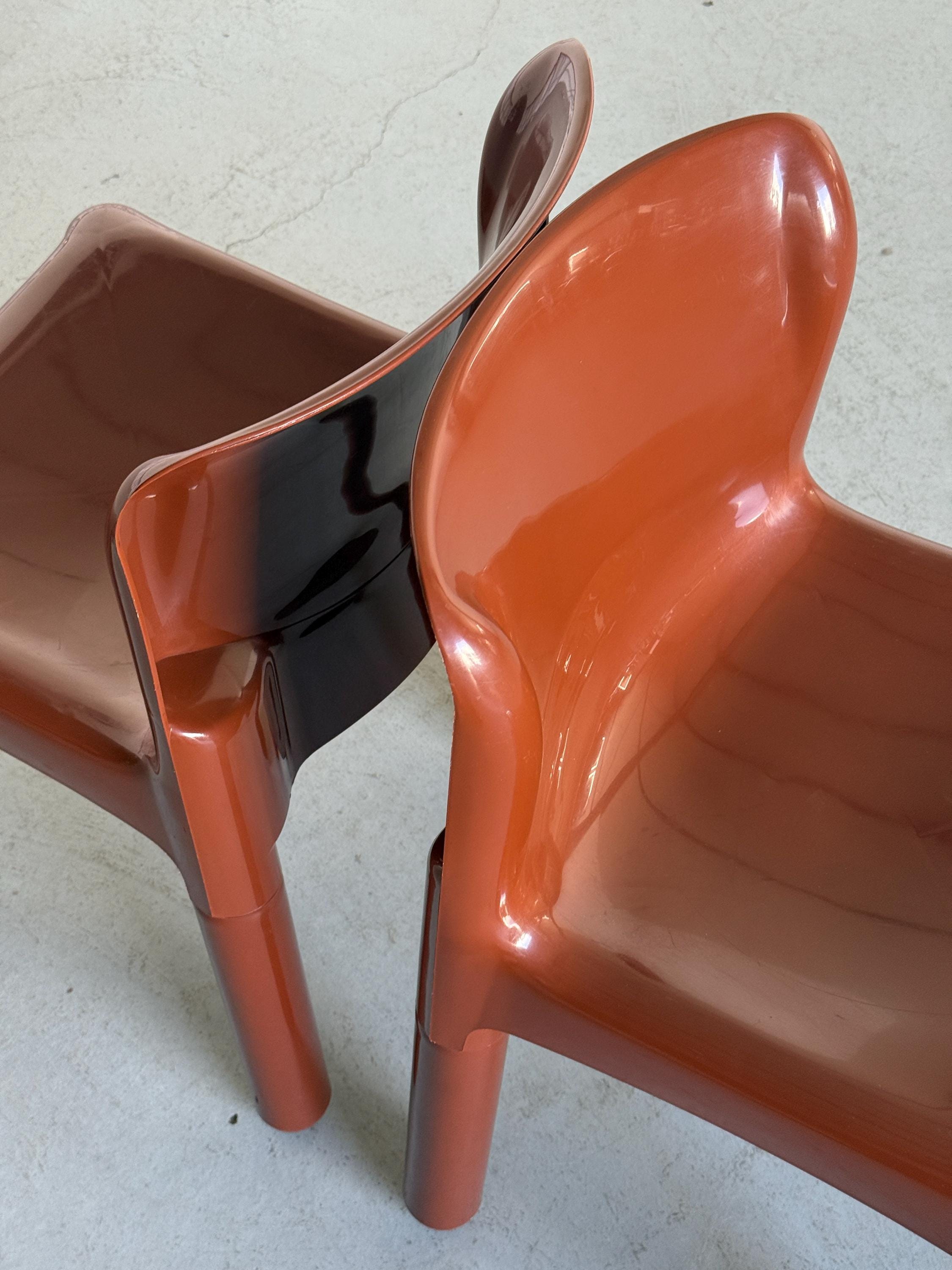 ‘4875’ Dining Chairs by Carlo Bartoli for Kartell