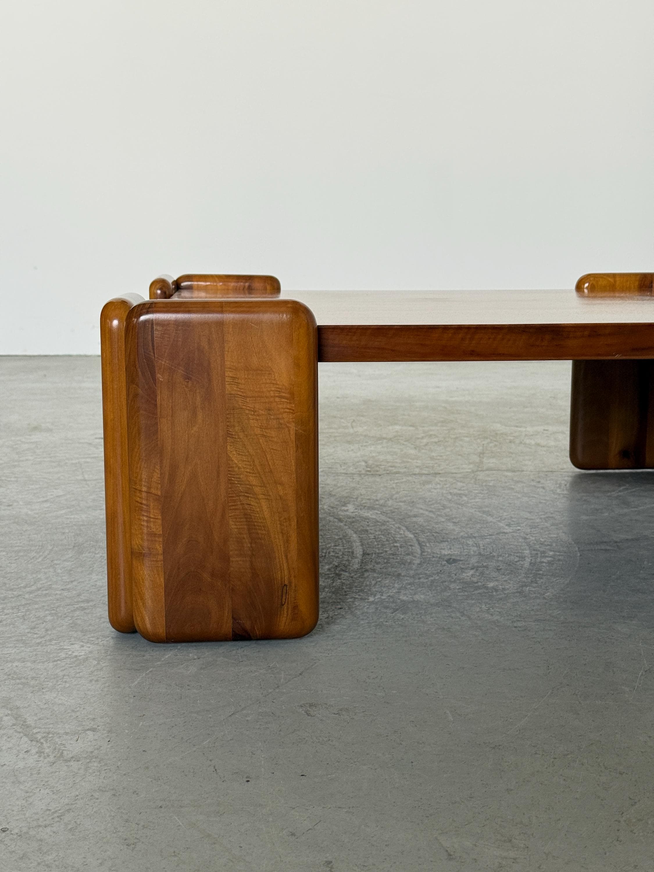 ‘Sapporo’ Walnut Coffee Table by Mario Marenco for Mobilgirgi