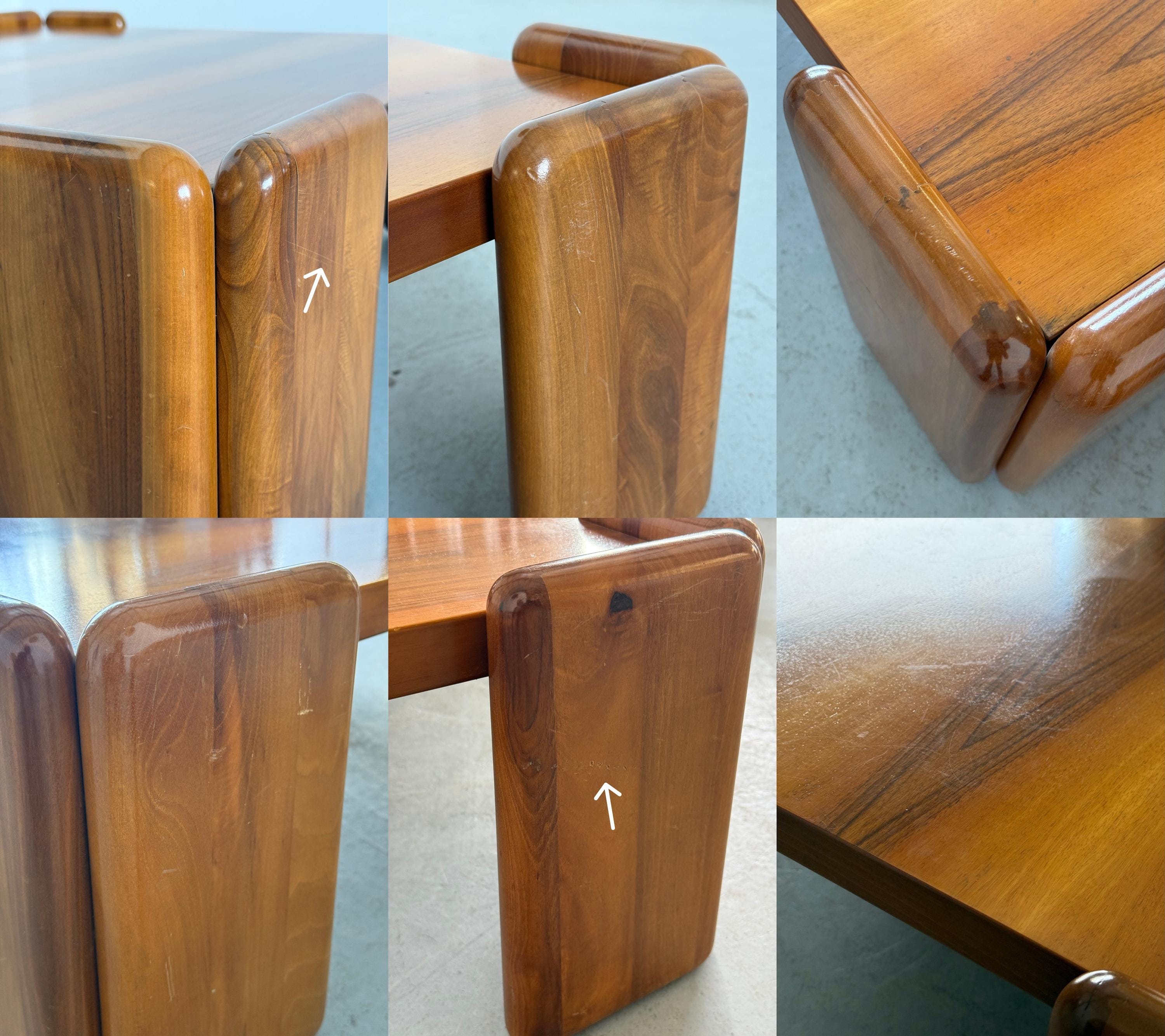 ‘Sapporo’ Walnut Coffee Table by Mario Marenco for Mobilgirgi