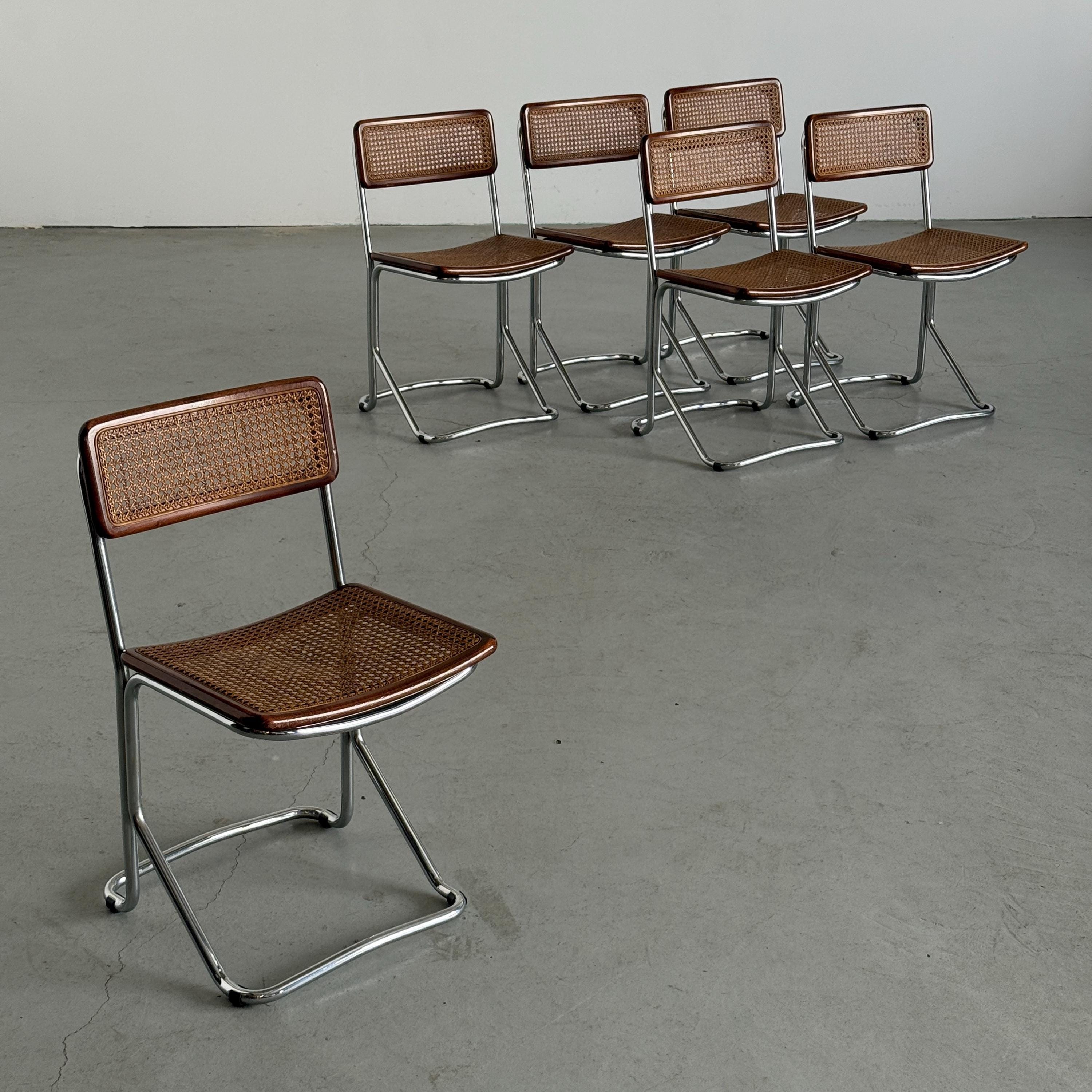 Dining Chairs Attributed to Arflex