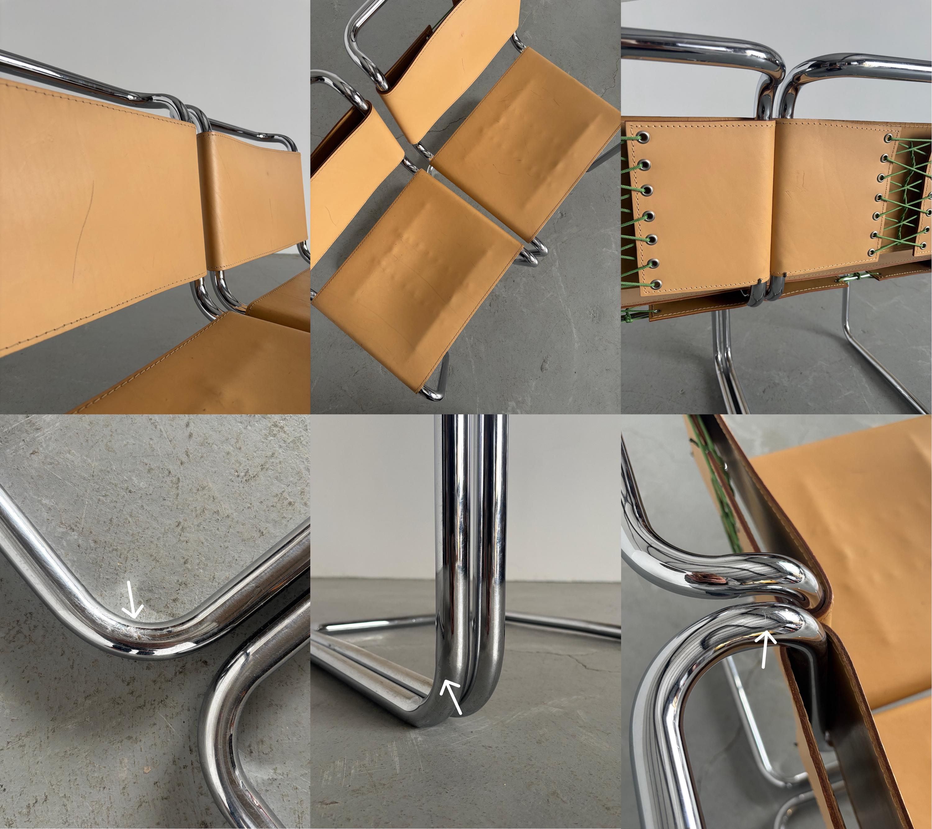 Mart Stam Style Cantilever Dining Chairs by Fasem