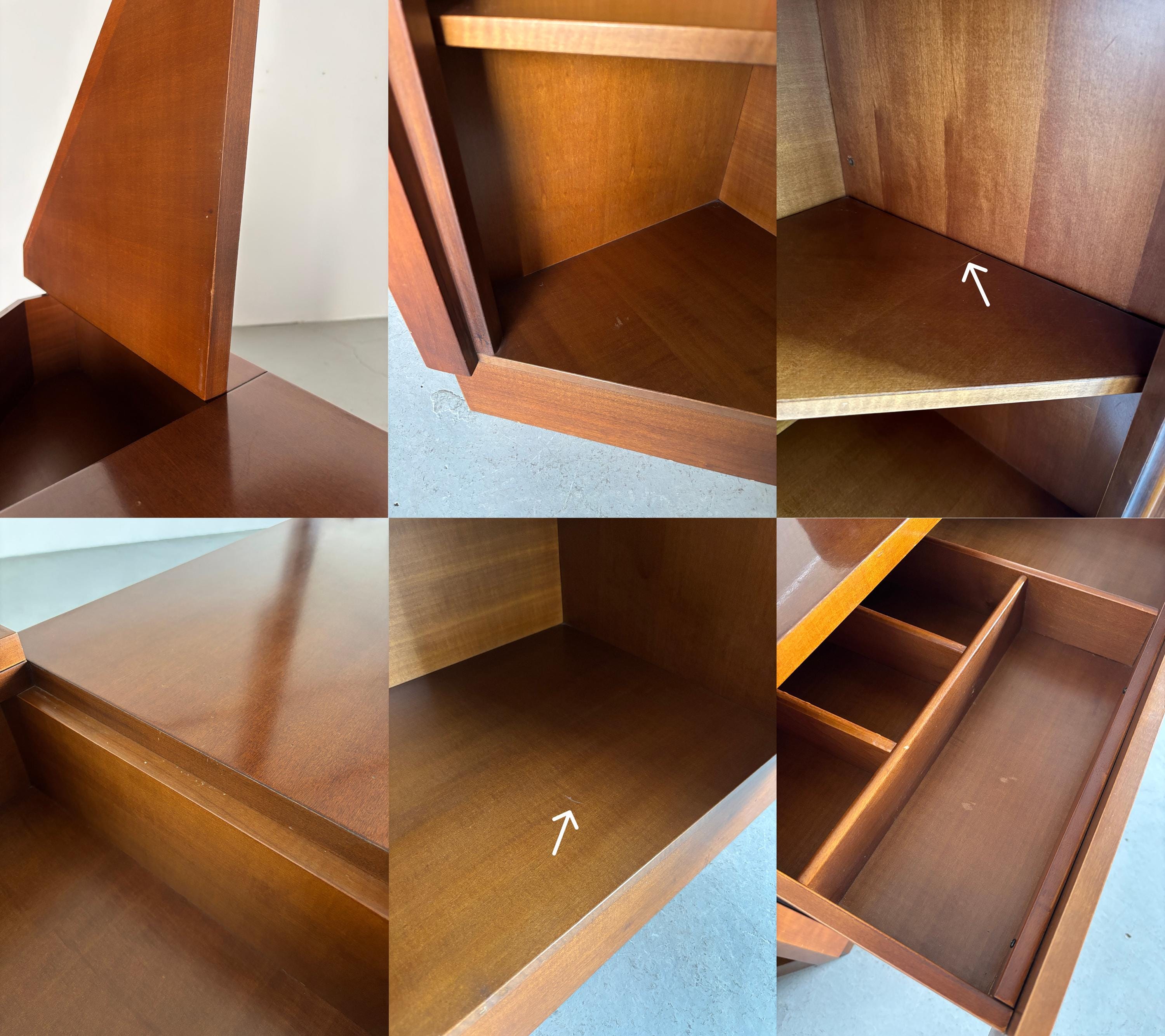 Walnut Sideboard by Silvio Coppola for Bernini