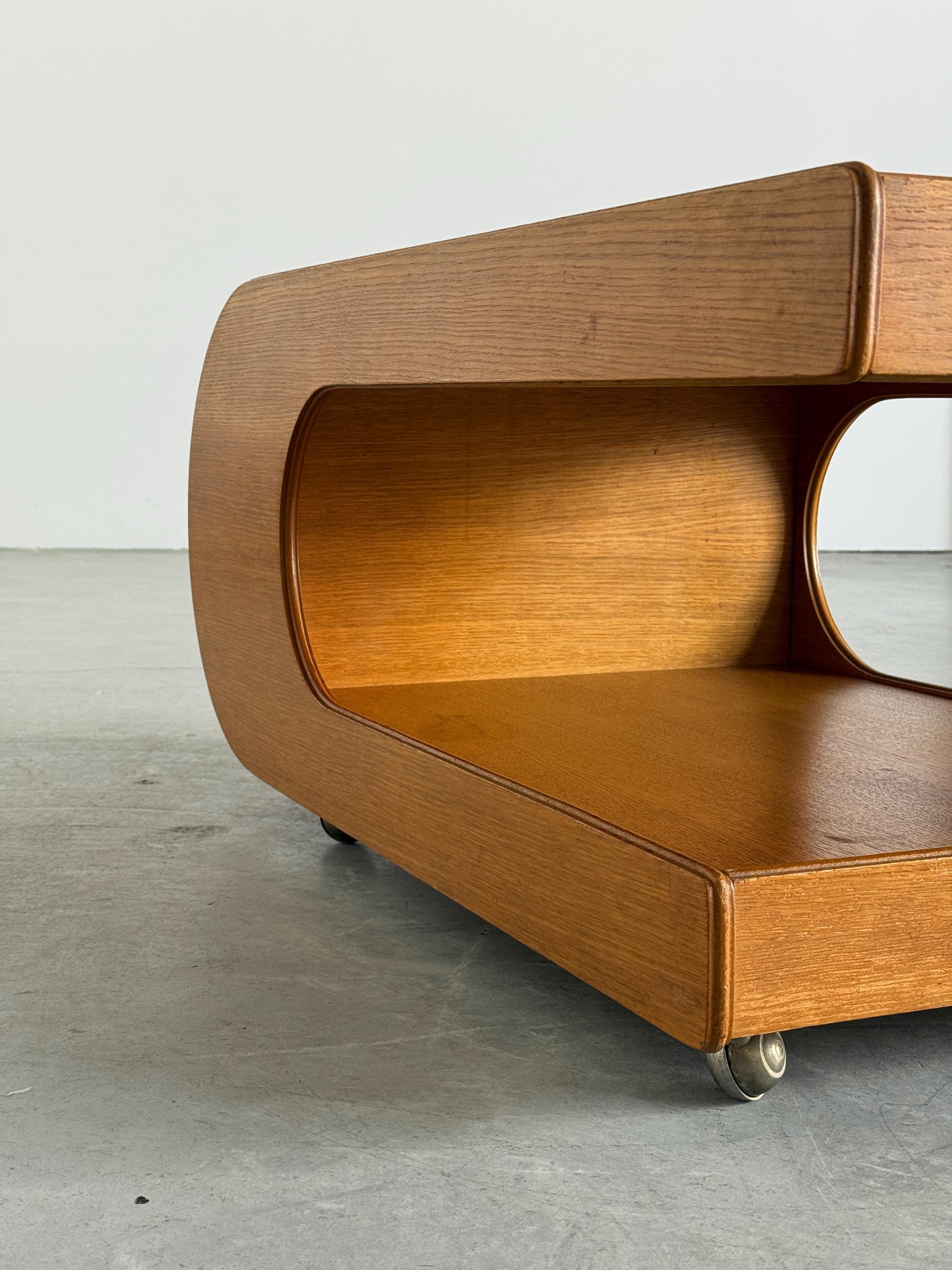 Modernist Veneered Coffee Table
