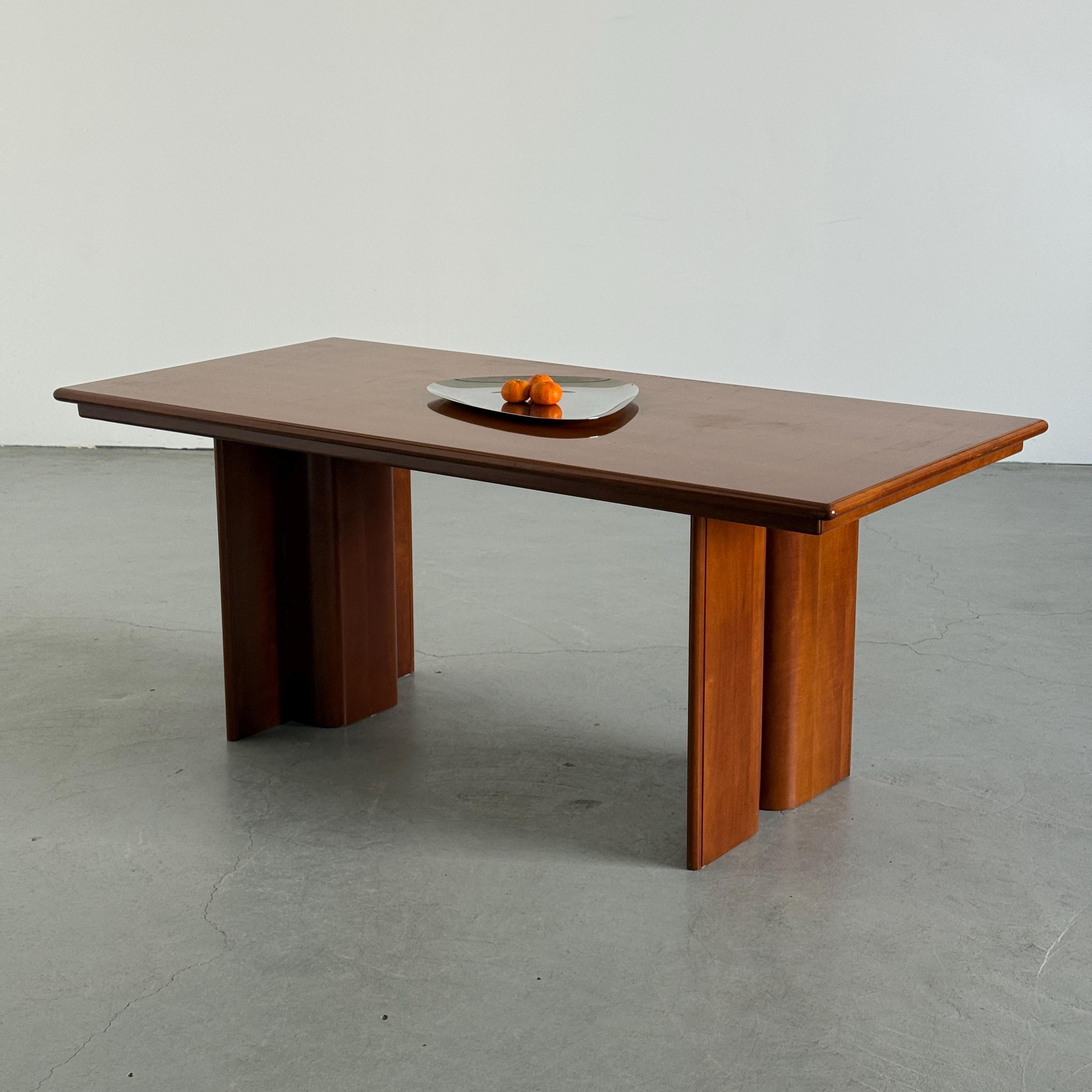 Dining Table with Double Pedestal Base